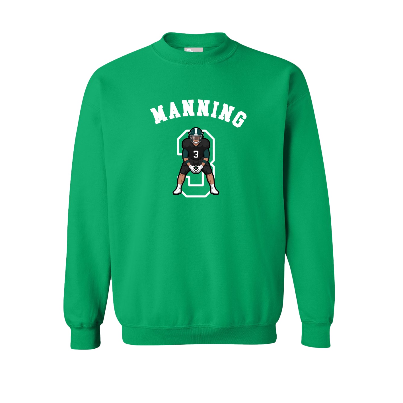 Fleece Crew — Shirsey Arch in Green