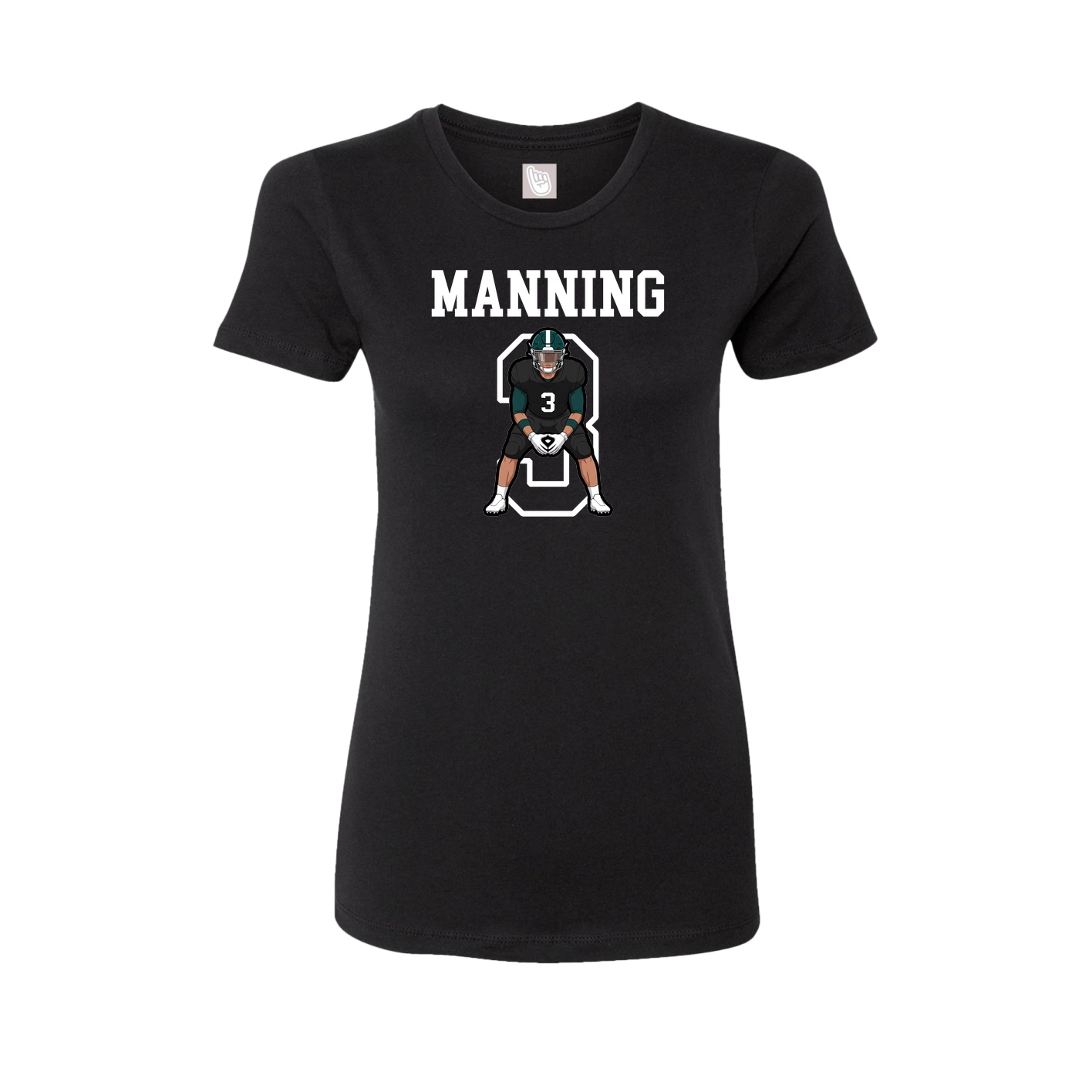 Fitted Women's Tee — Shirsey in Black
