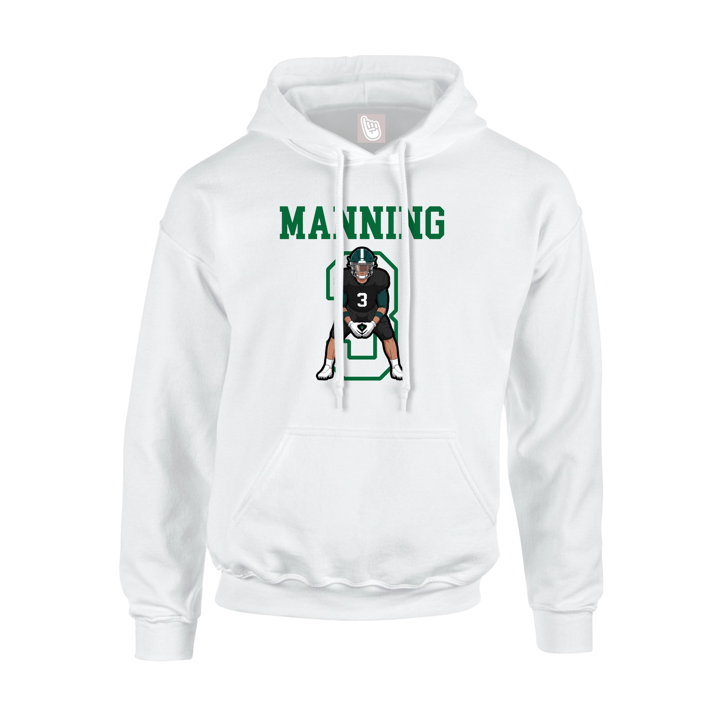 Youth Hoodie — Shirsey in White