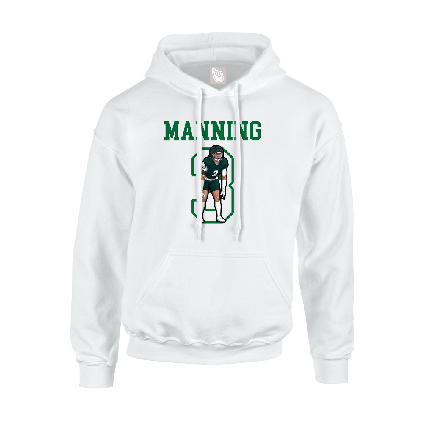 Youth Hoodie — Shirsey in White
