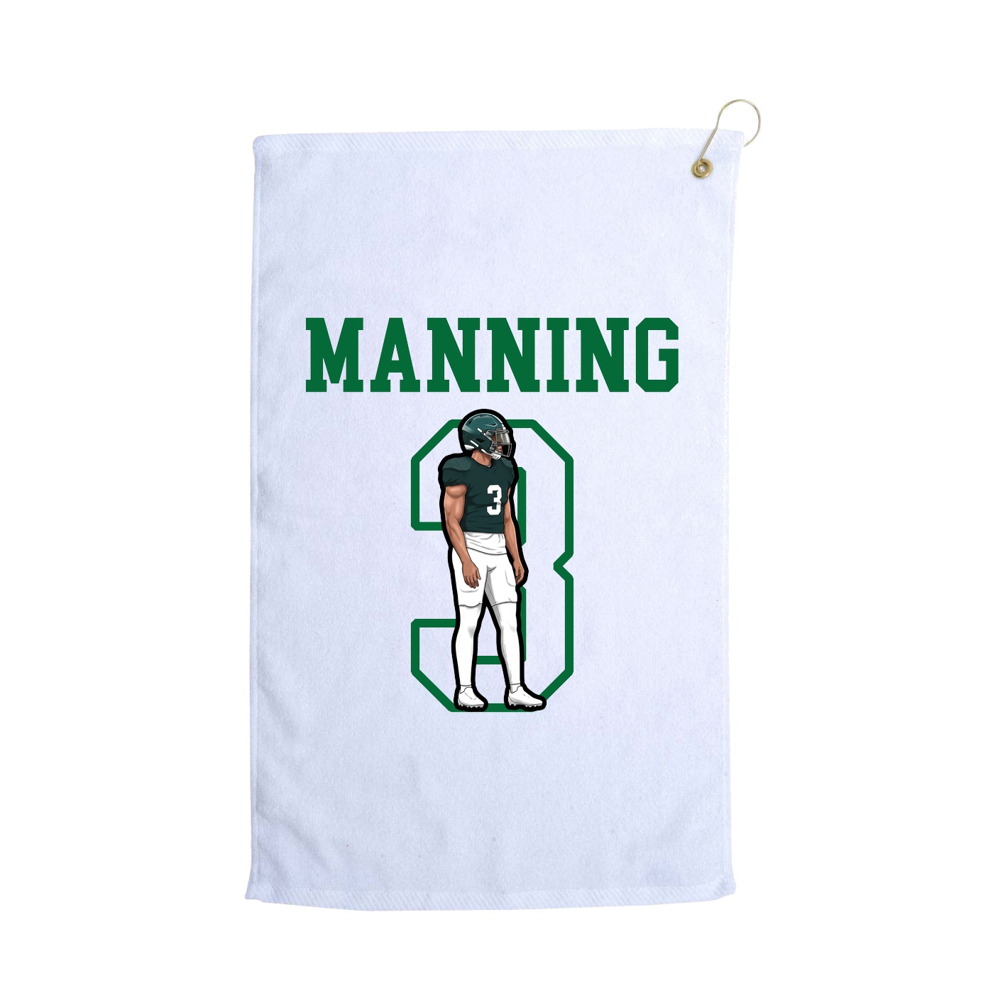 Golf Towel — Shirsey in White
