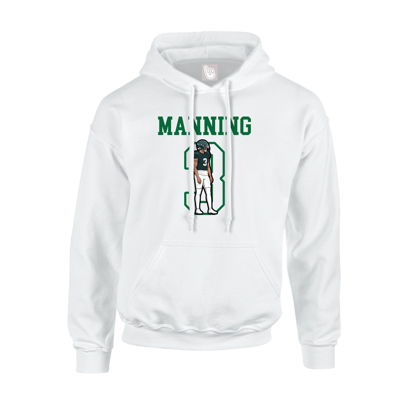 Hoodie — Shirsey in White