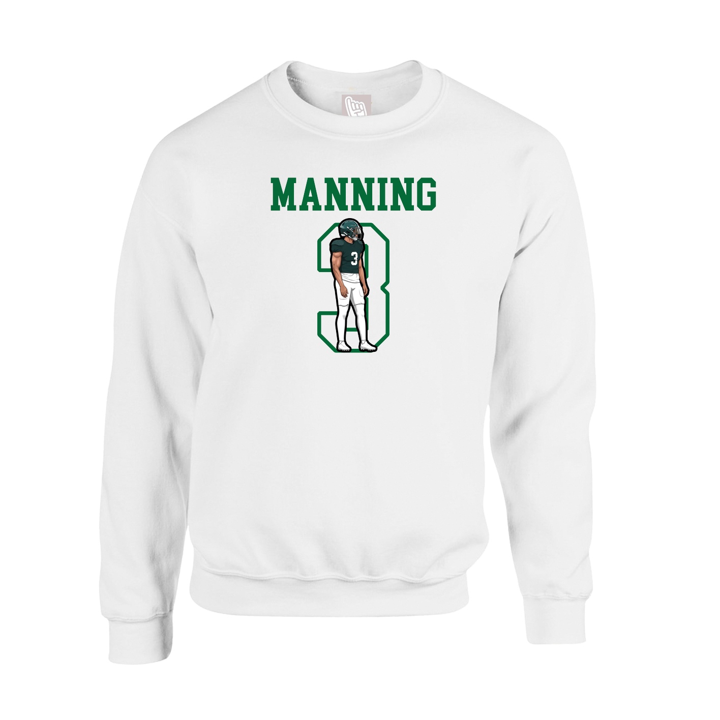 Fleece Crew — Shirsey in White