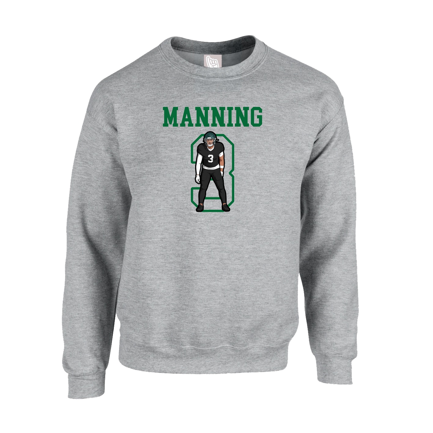 Fleece Crew — Shirsey in Grey