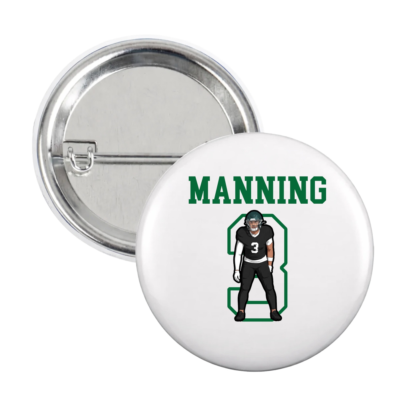 Game Day Button — Shirsey in White