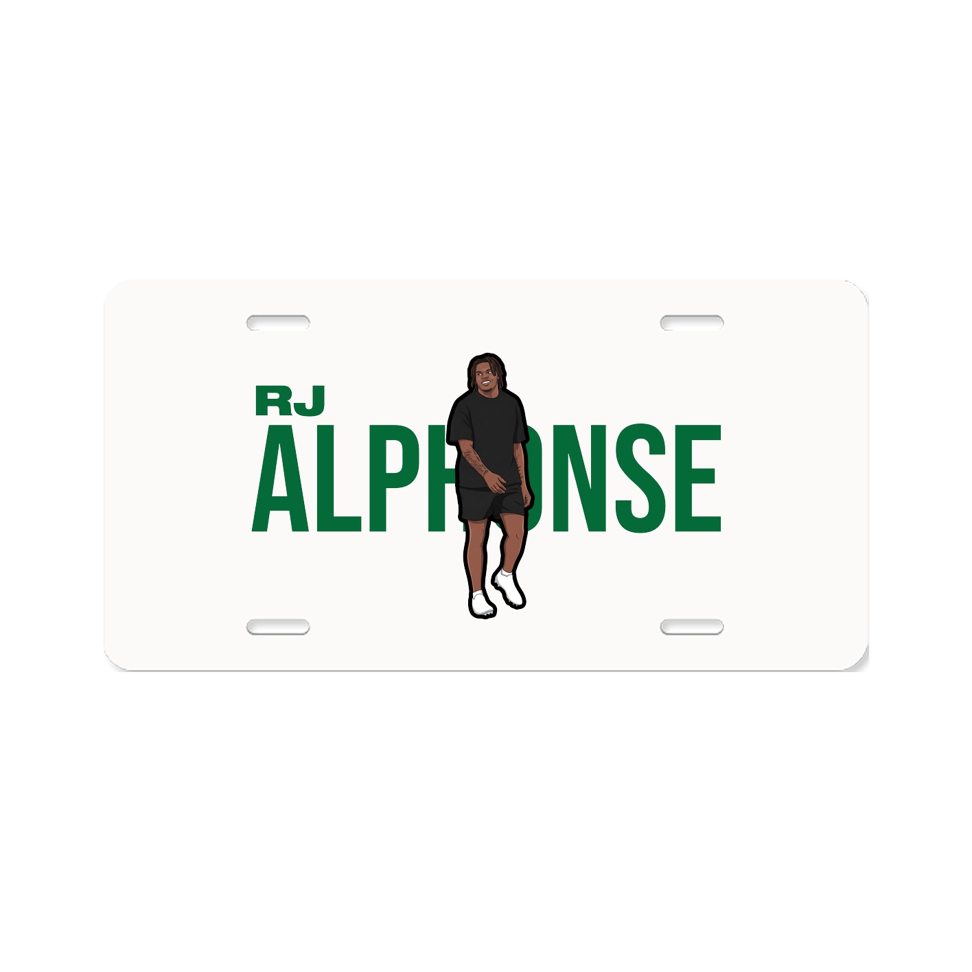 License Plate — Player Name in Classic