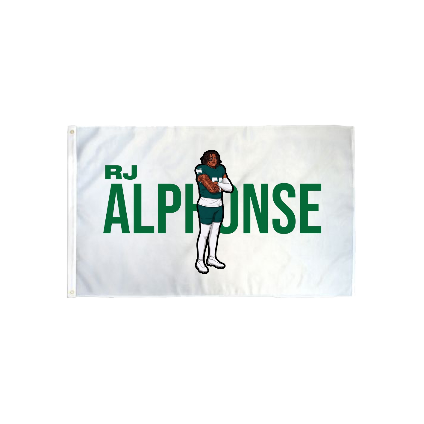 3x5 Flag — Player Name in Classic