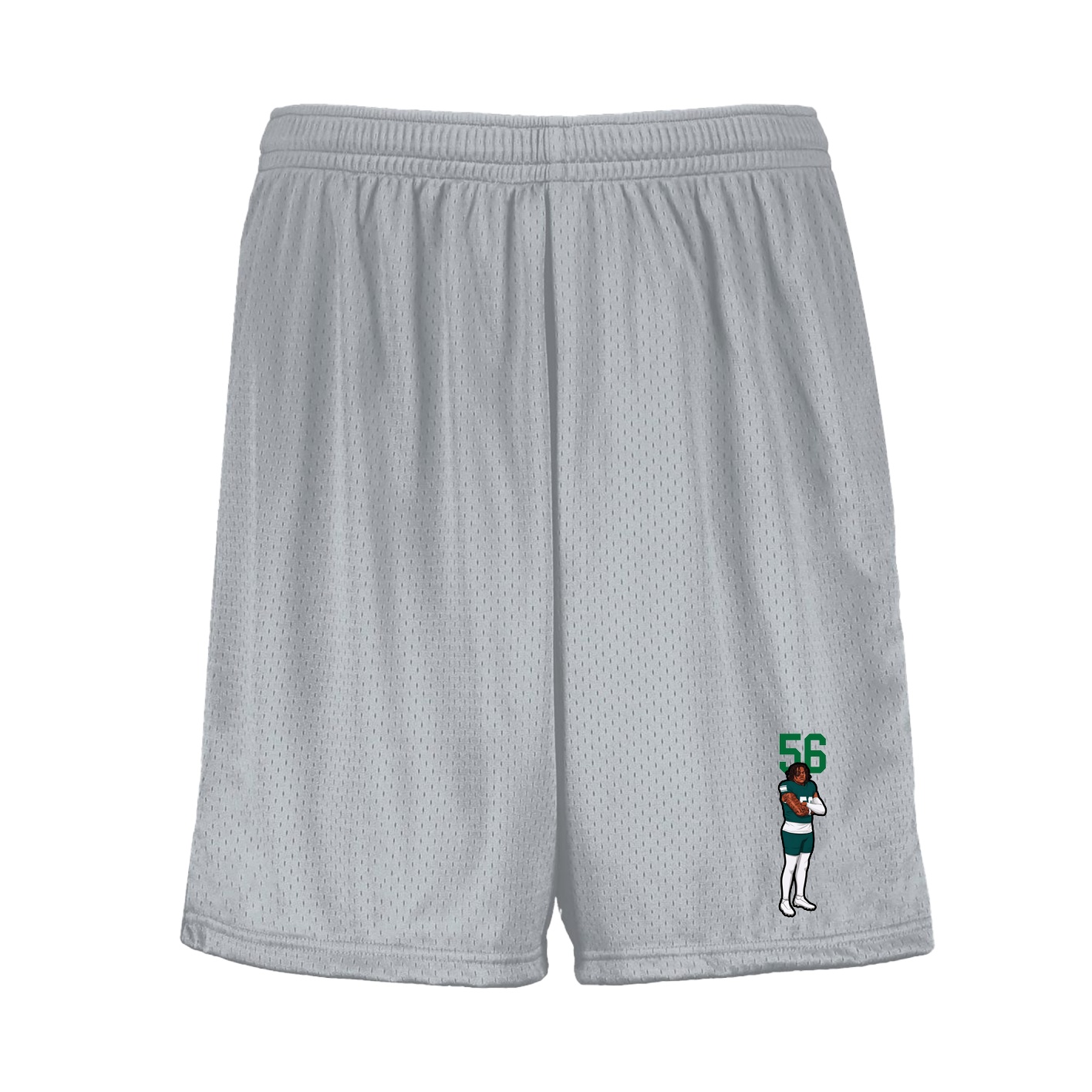 Shorts — Number Top in Silver