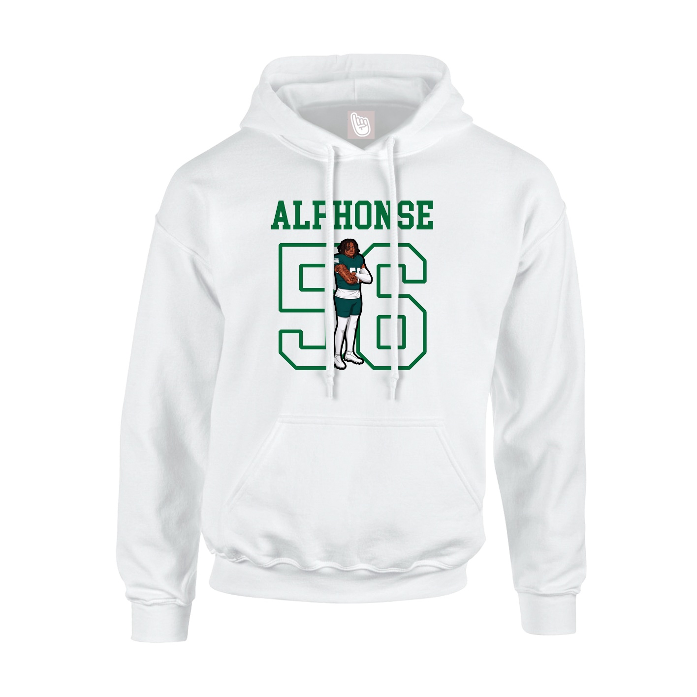 Youth Hoodie — Shirsey in White