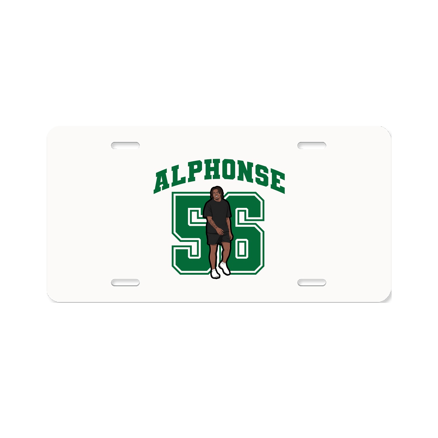 License Plate — Number in Classic