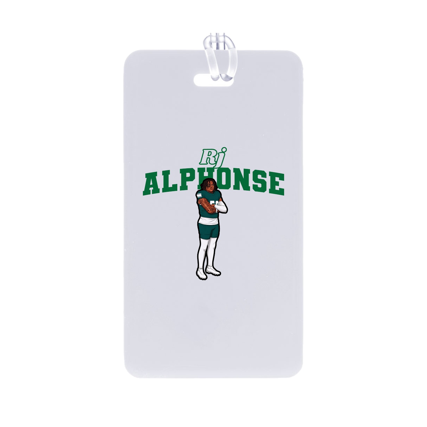 Bag Tag — Name Arch in Classic
