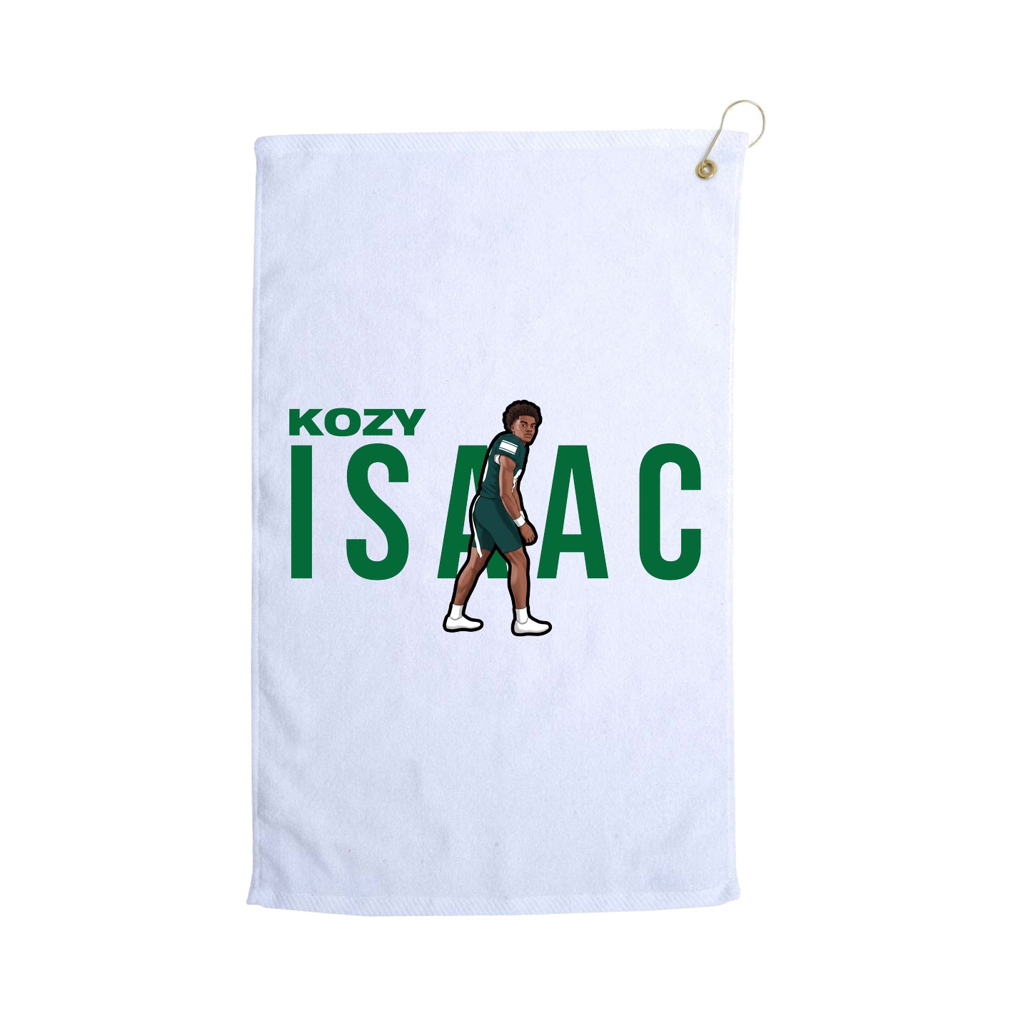 Golf Towel — Player Name in White
