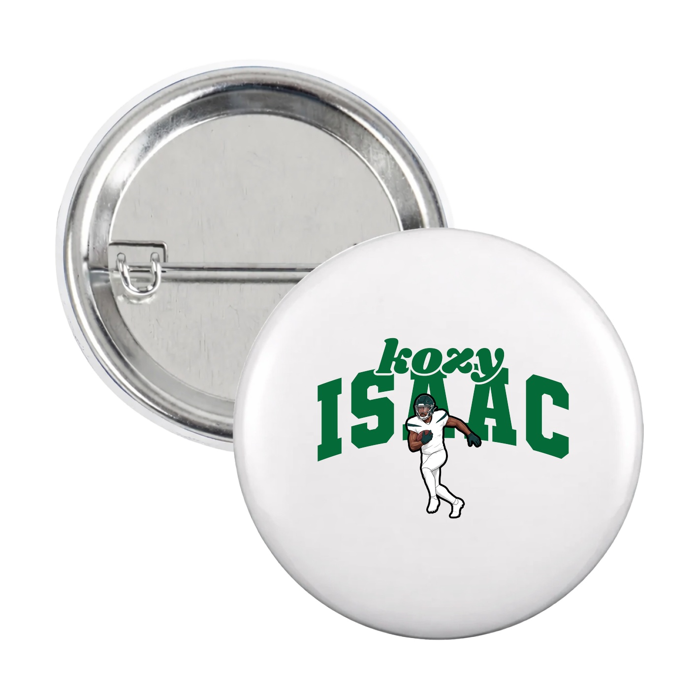 Game Day Button — Signature Arch in White
