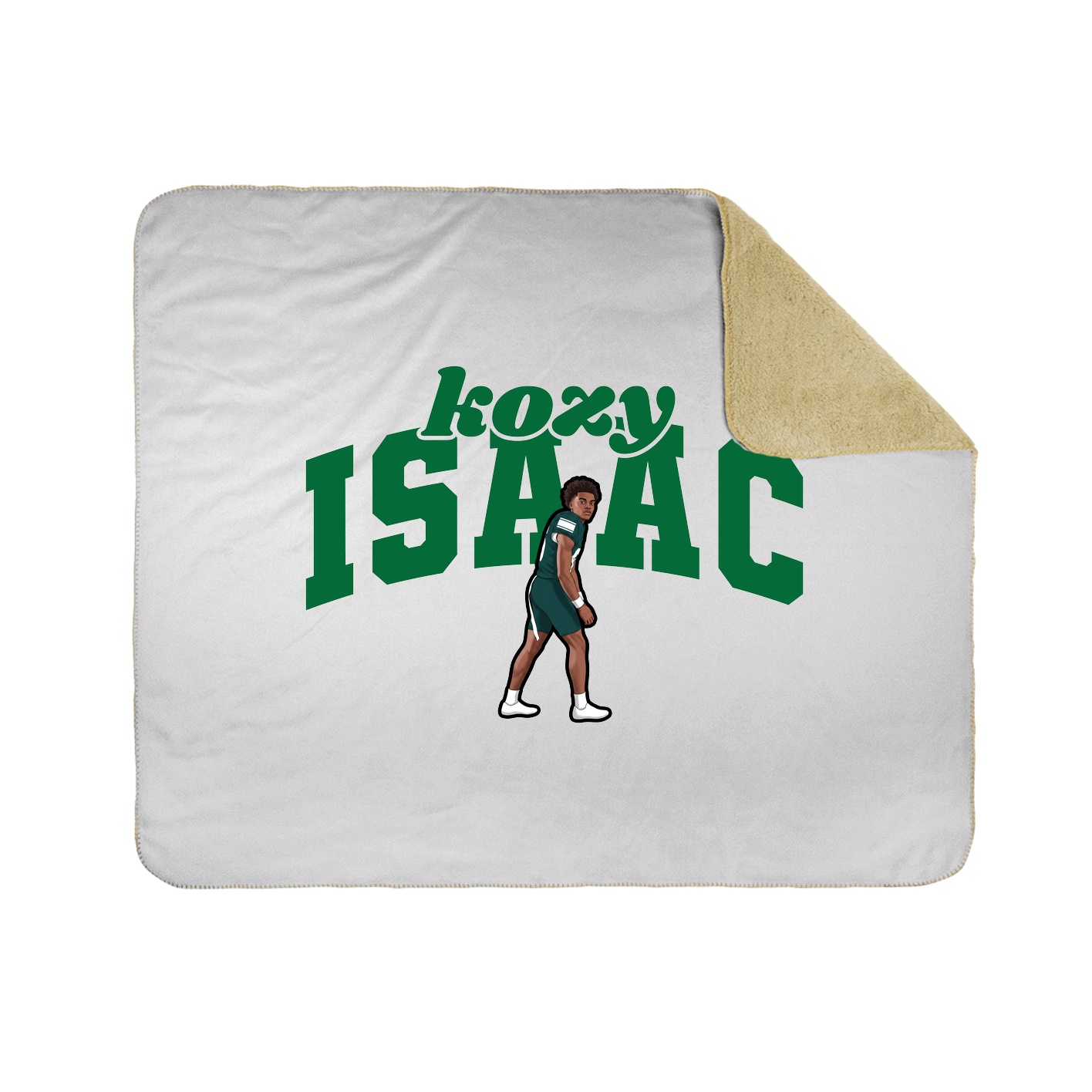 Throw Blanket — Signature Arch in White