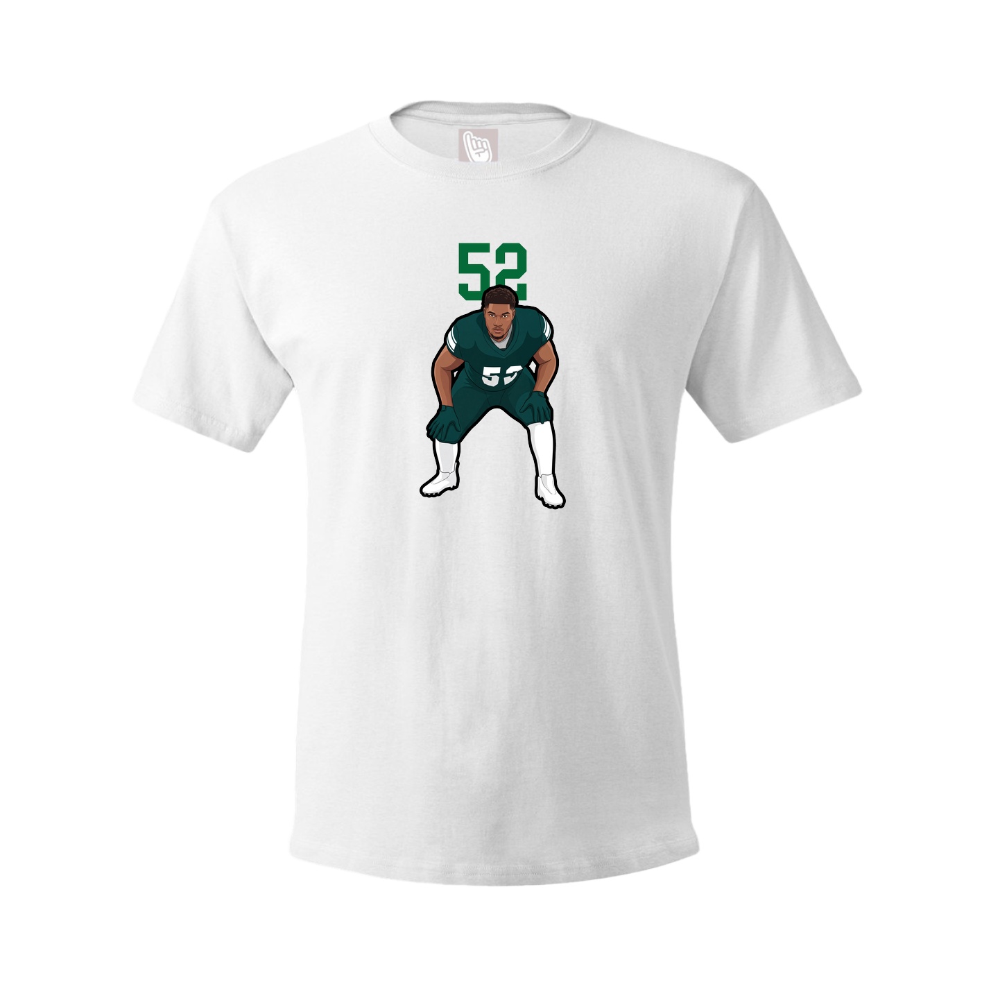 Tee — Number Top in White
