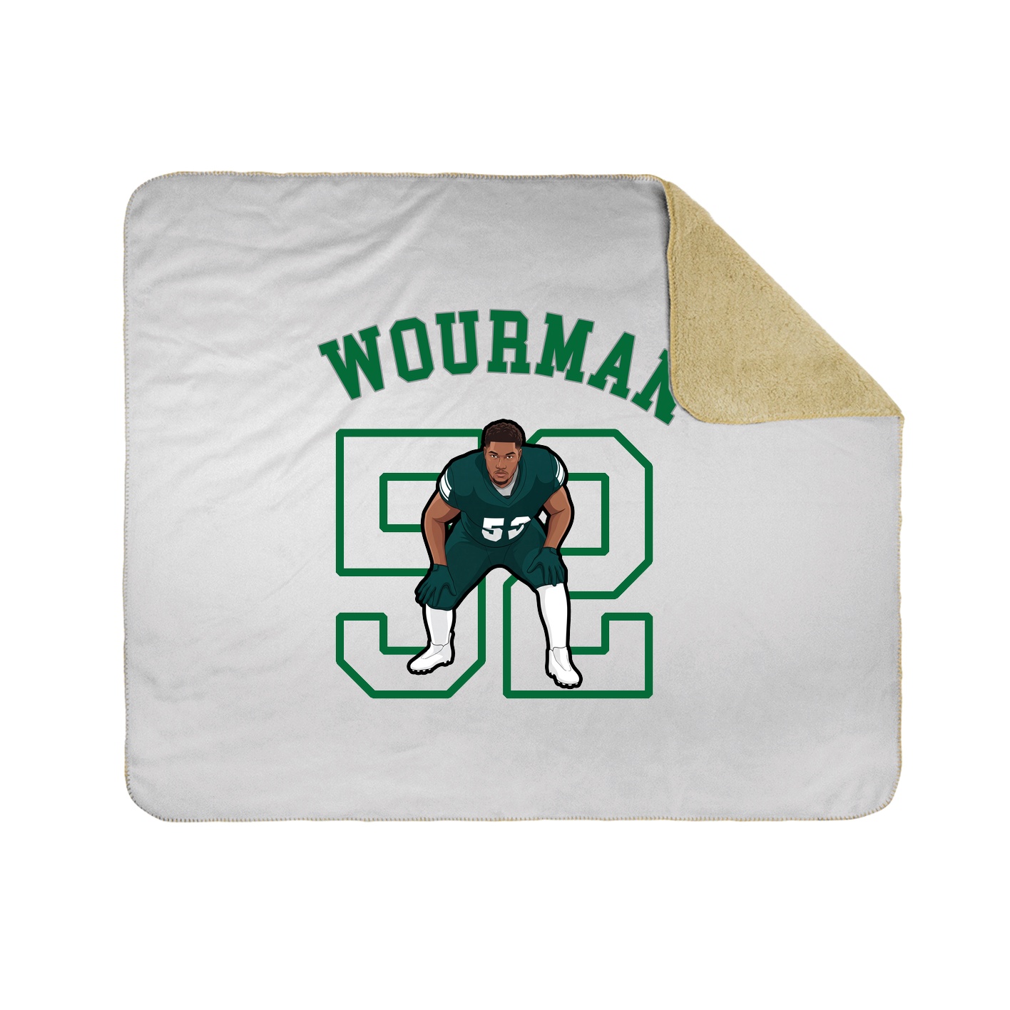 Throw Blanket — Shirsey Arch in White