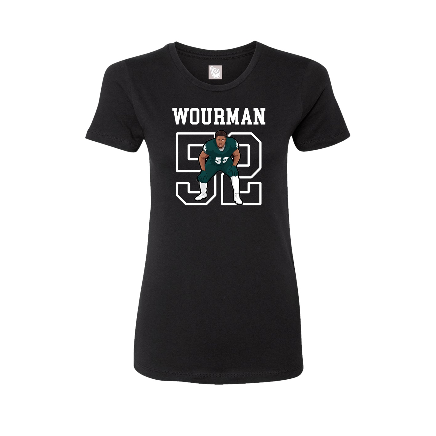 Fitted Women's Tee — Shirsey in Black
