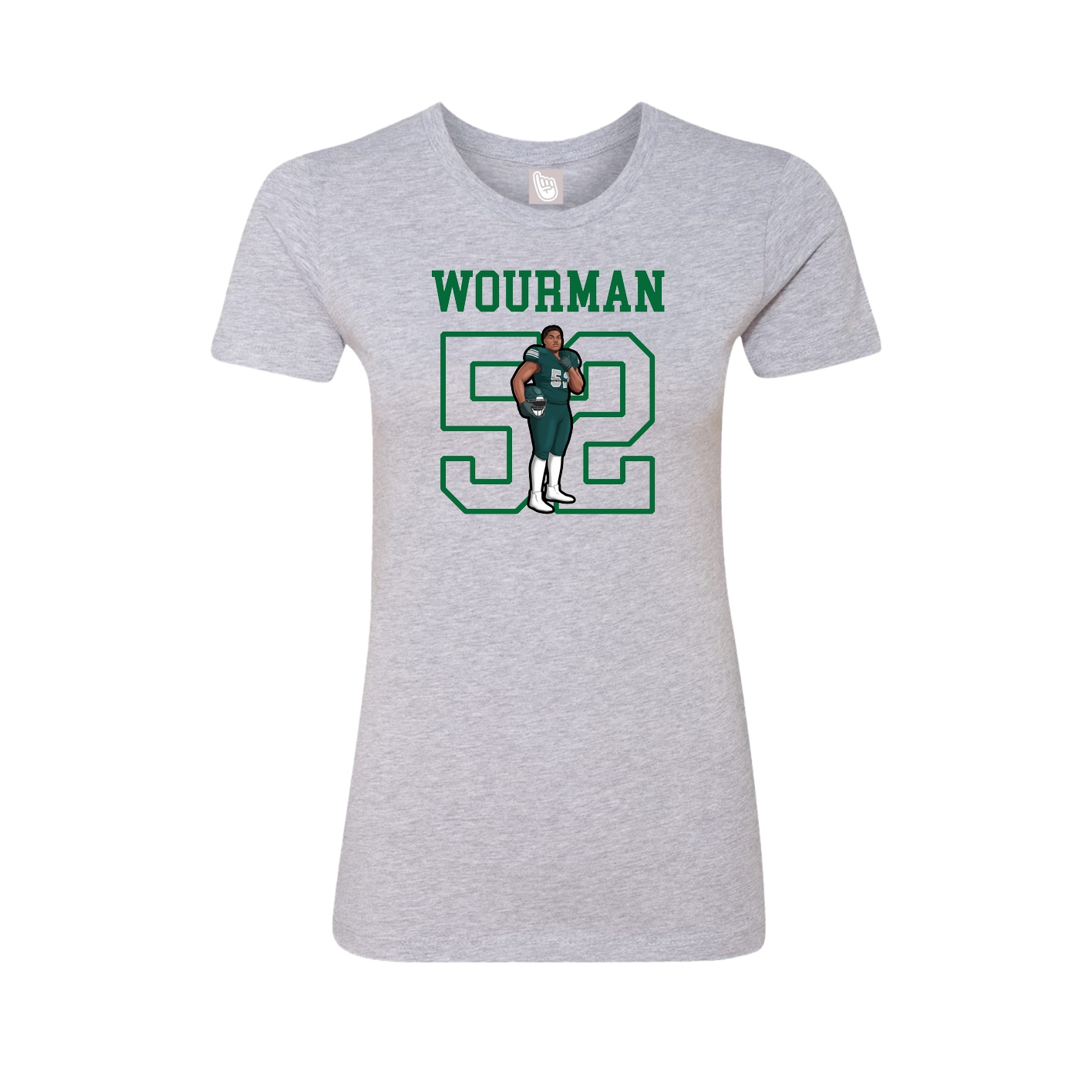 Fitted Women's Tee — Shirsey in Grey