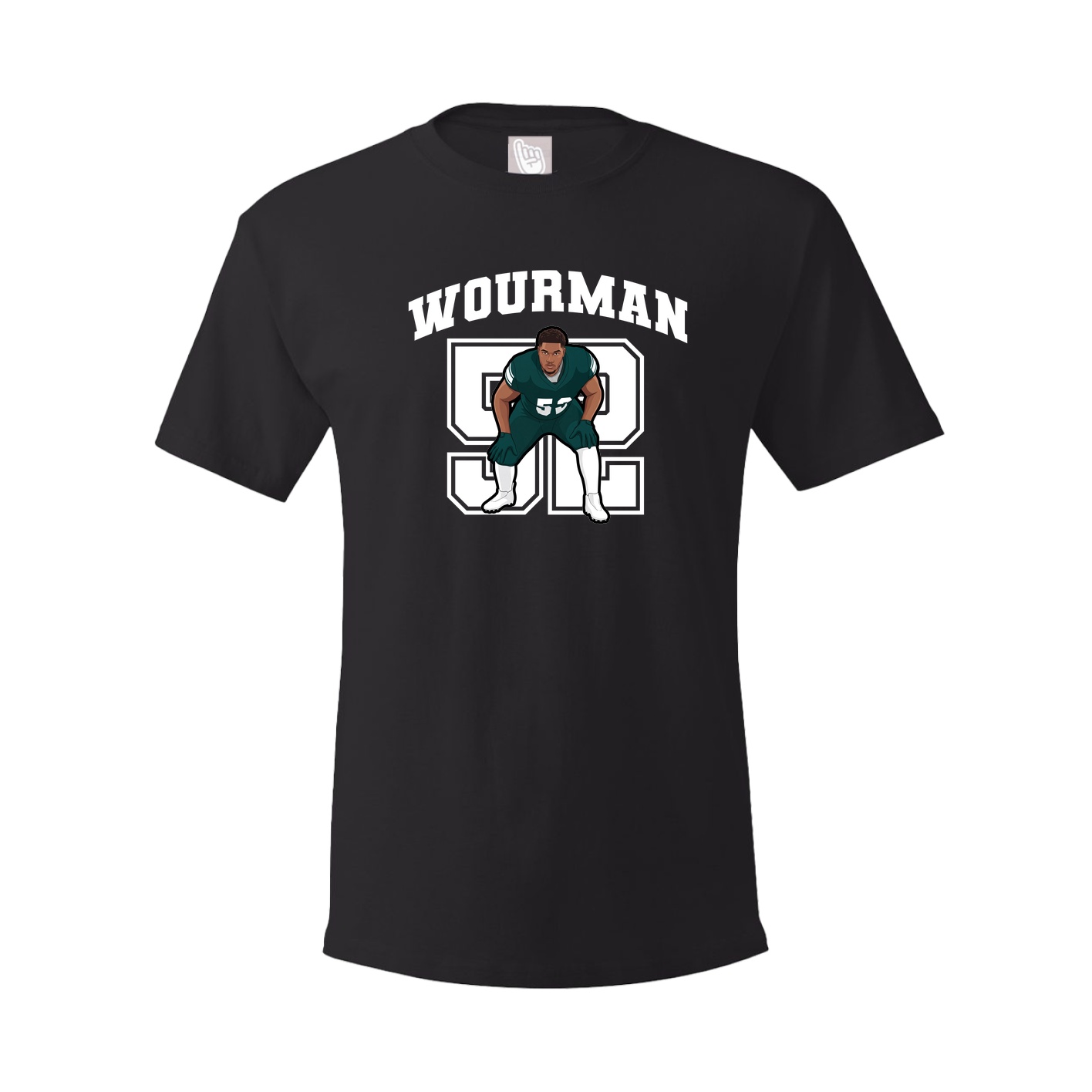 Youth Tee — Number in Black
