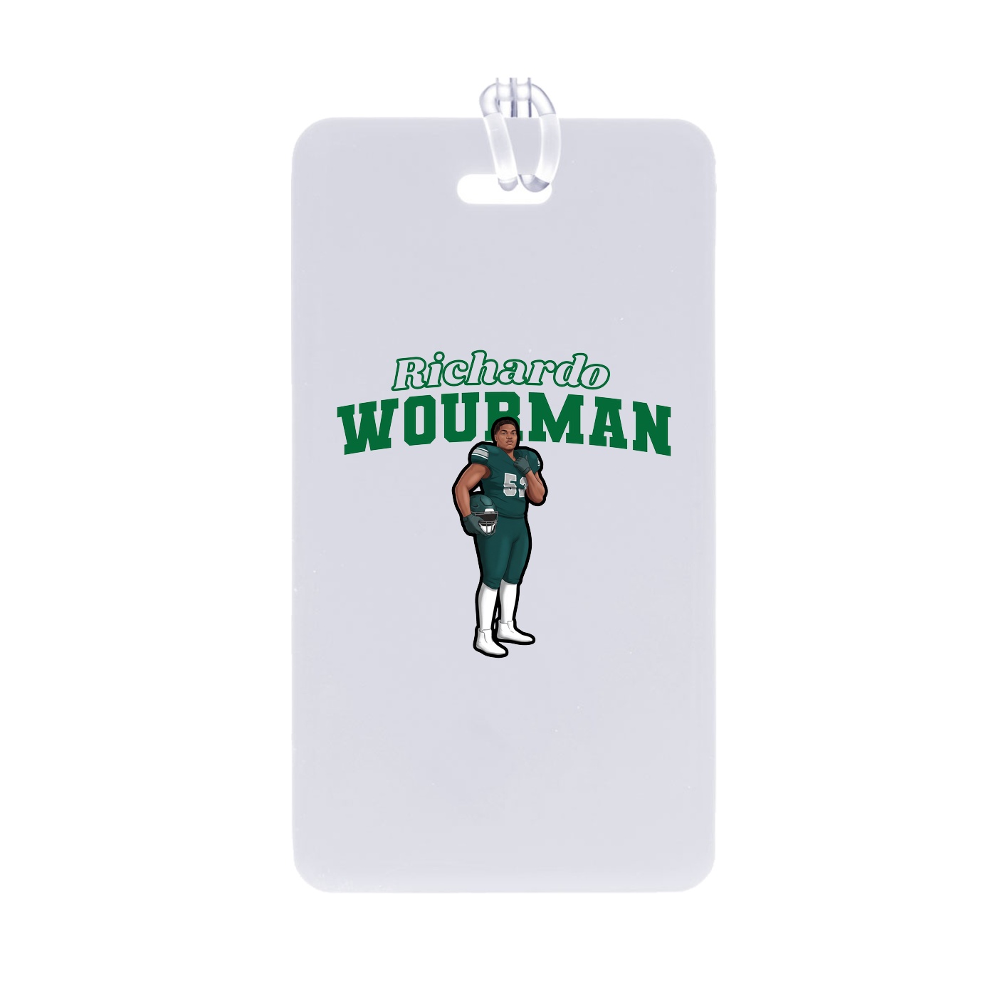 Bag Tag — Name Arch in Classic