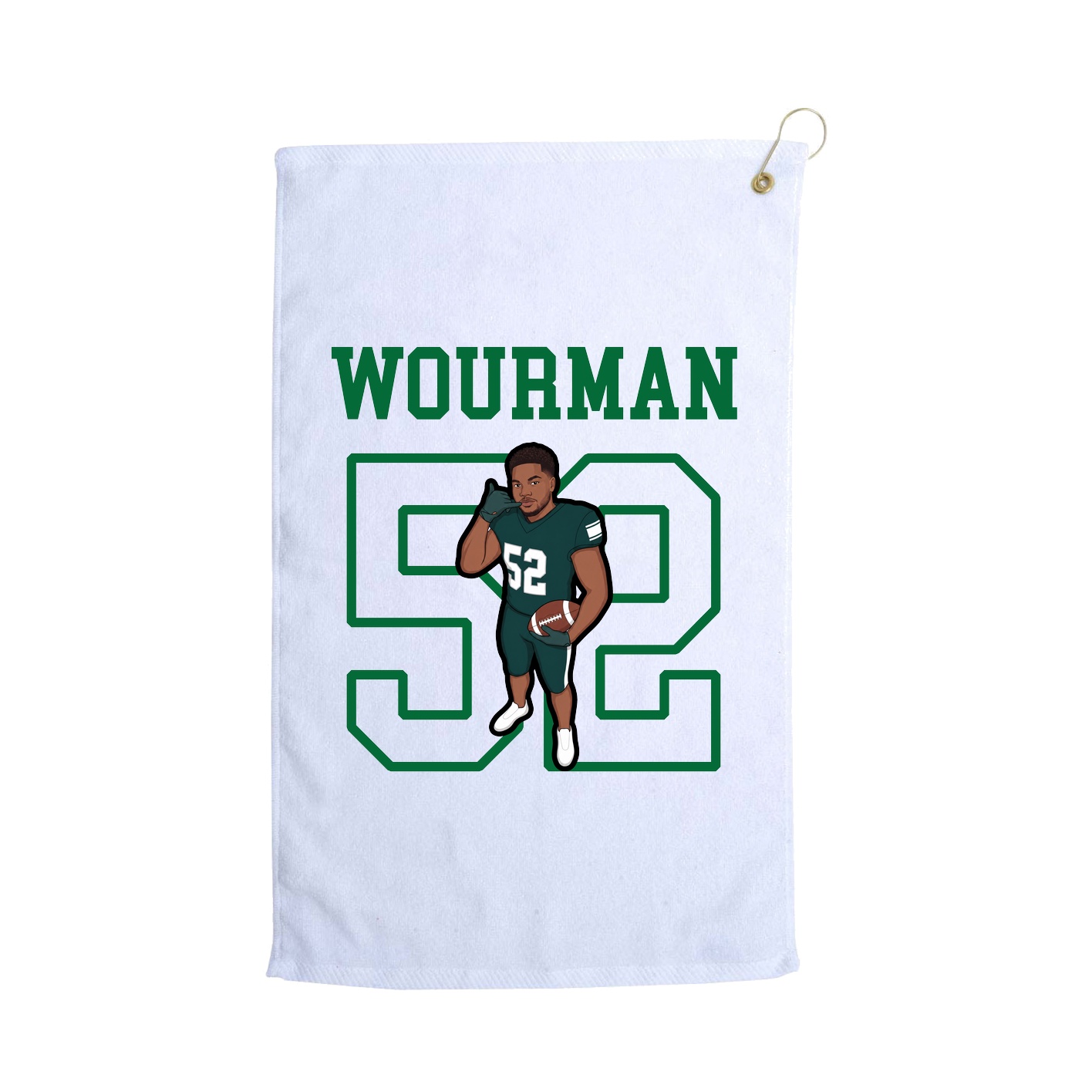 Golf Towel — Shirsey in White