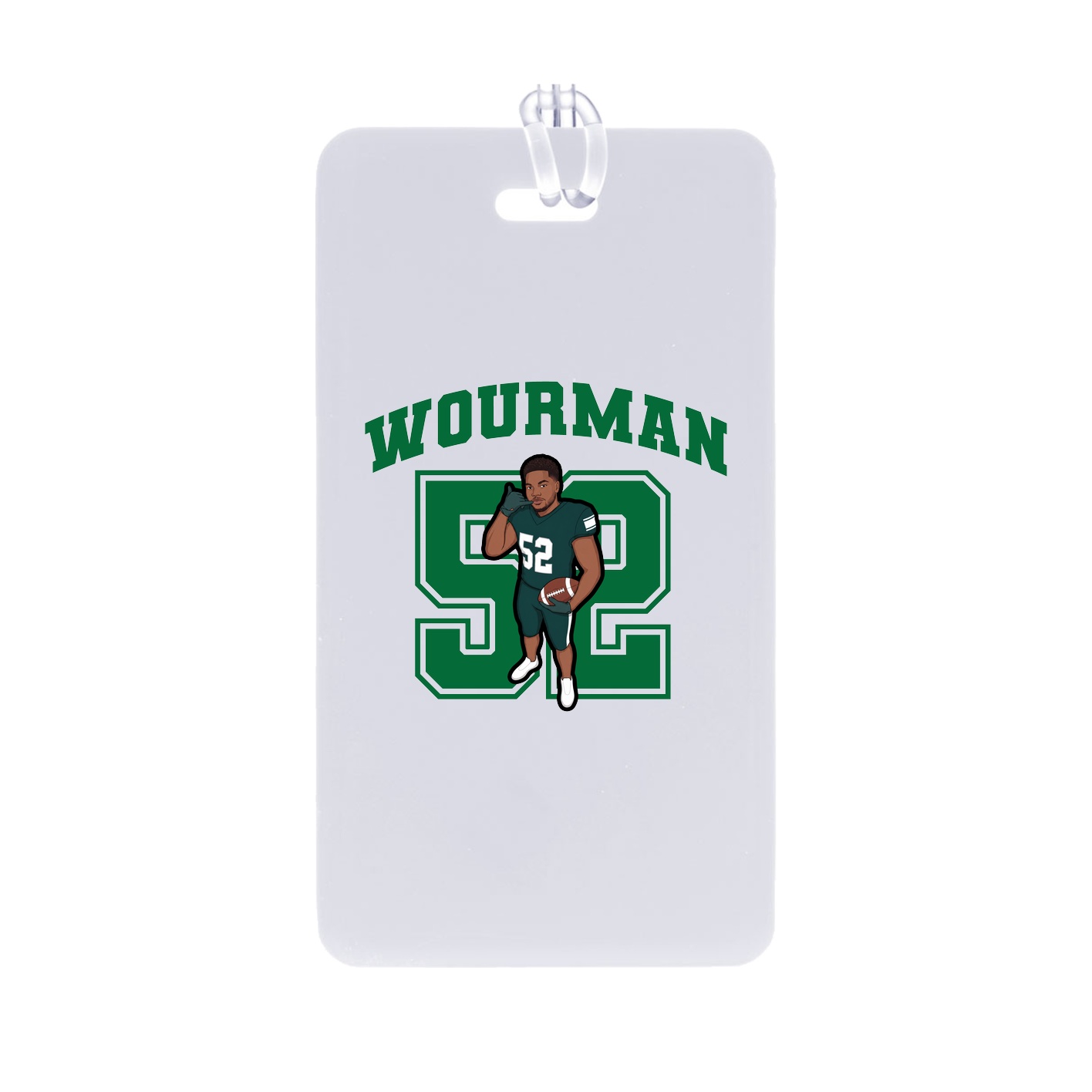 Bag Tag — Number in Classic