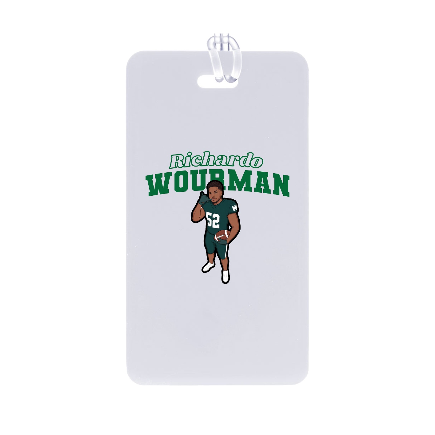 Bag Tag — Name Arch in Classic