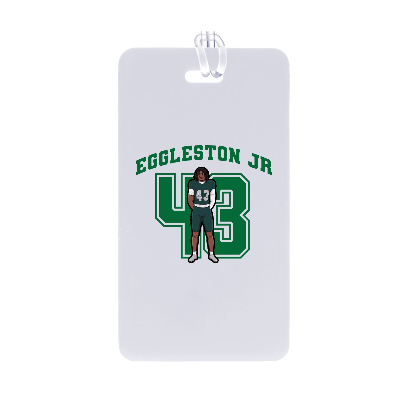 Bag Tag — Number in Classic