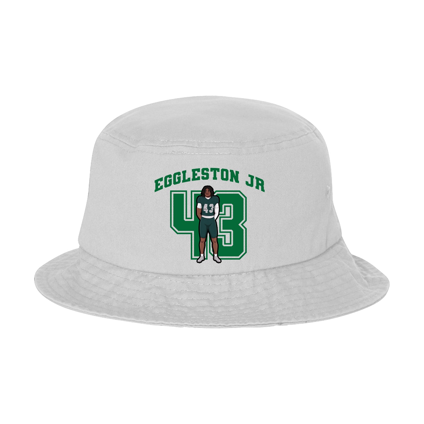 Bucket Cap — Number in White