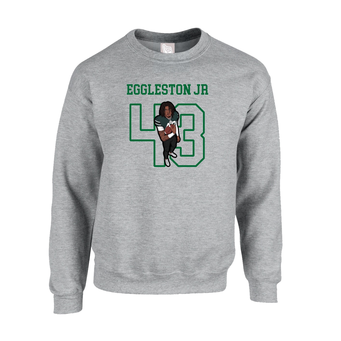 Fleece Crew — Shirsey in Grey