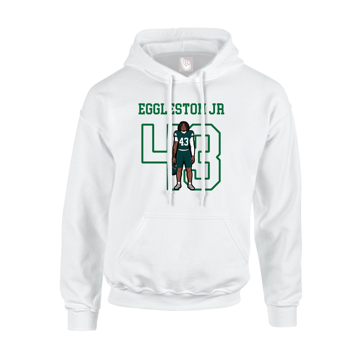 Youth Hoodie — Shirsey in White