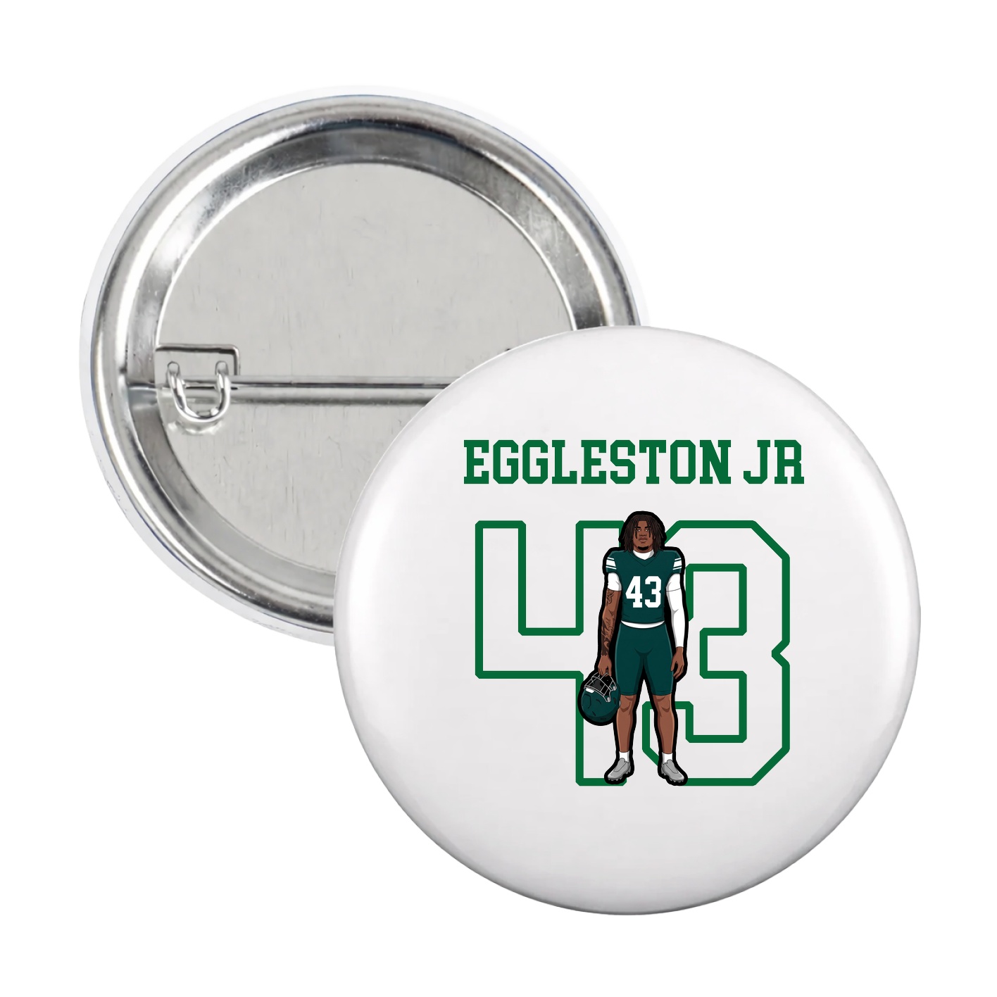 Game Day Button — Shirsey in White