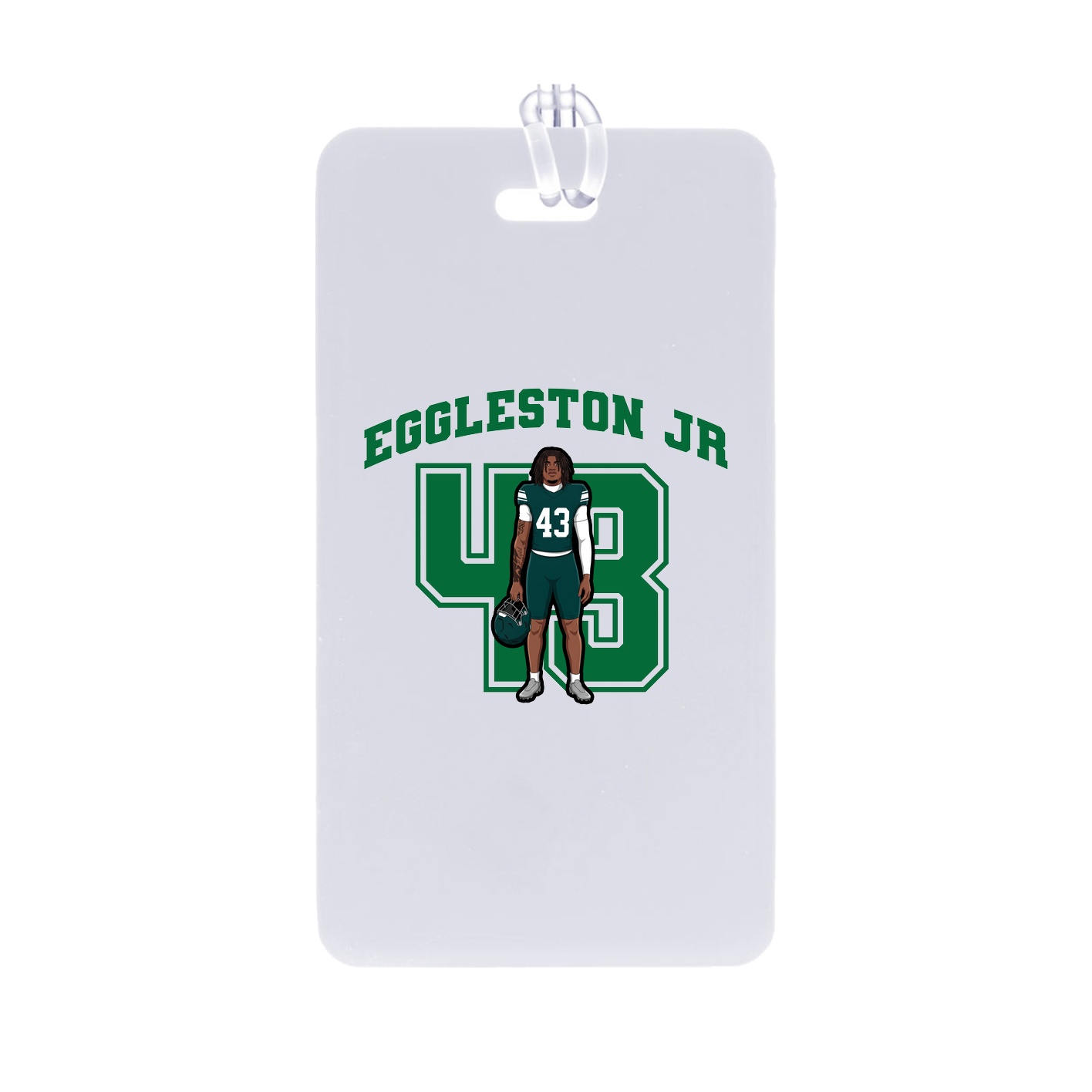 Bag Tag — Number in Classic