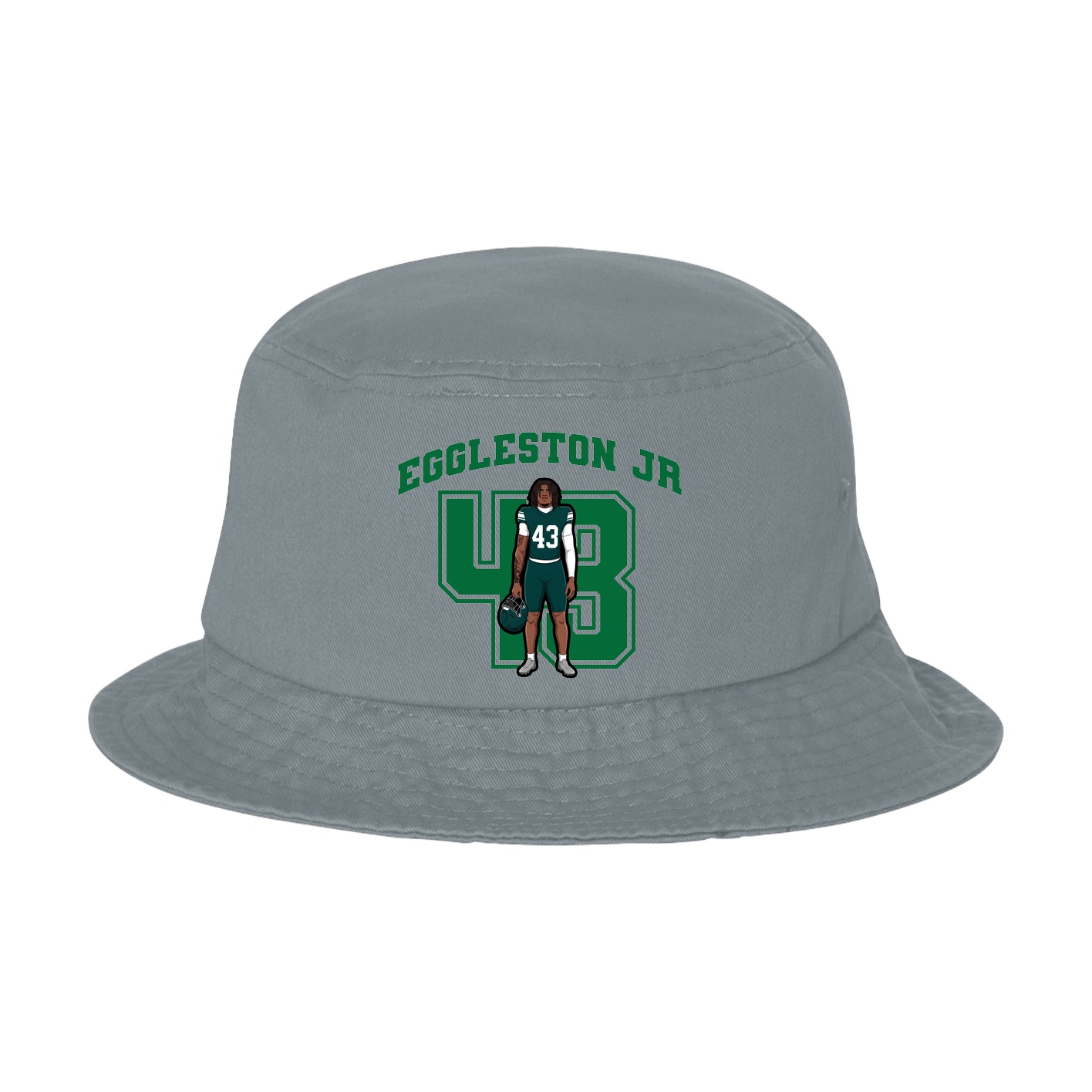 Bucket Cap — Number in Grey