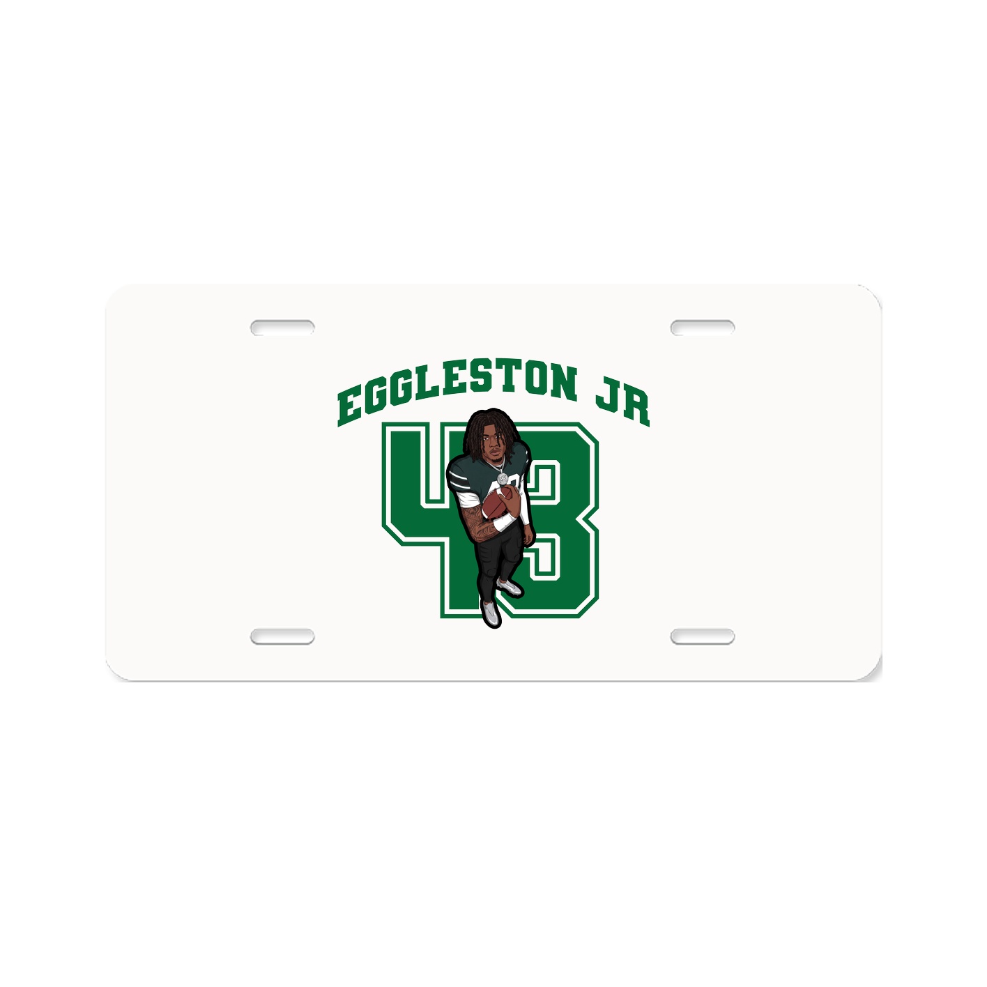License Plate — Number in Classic