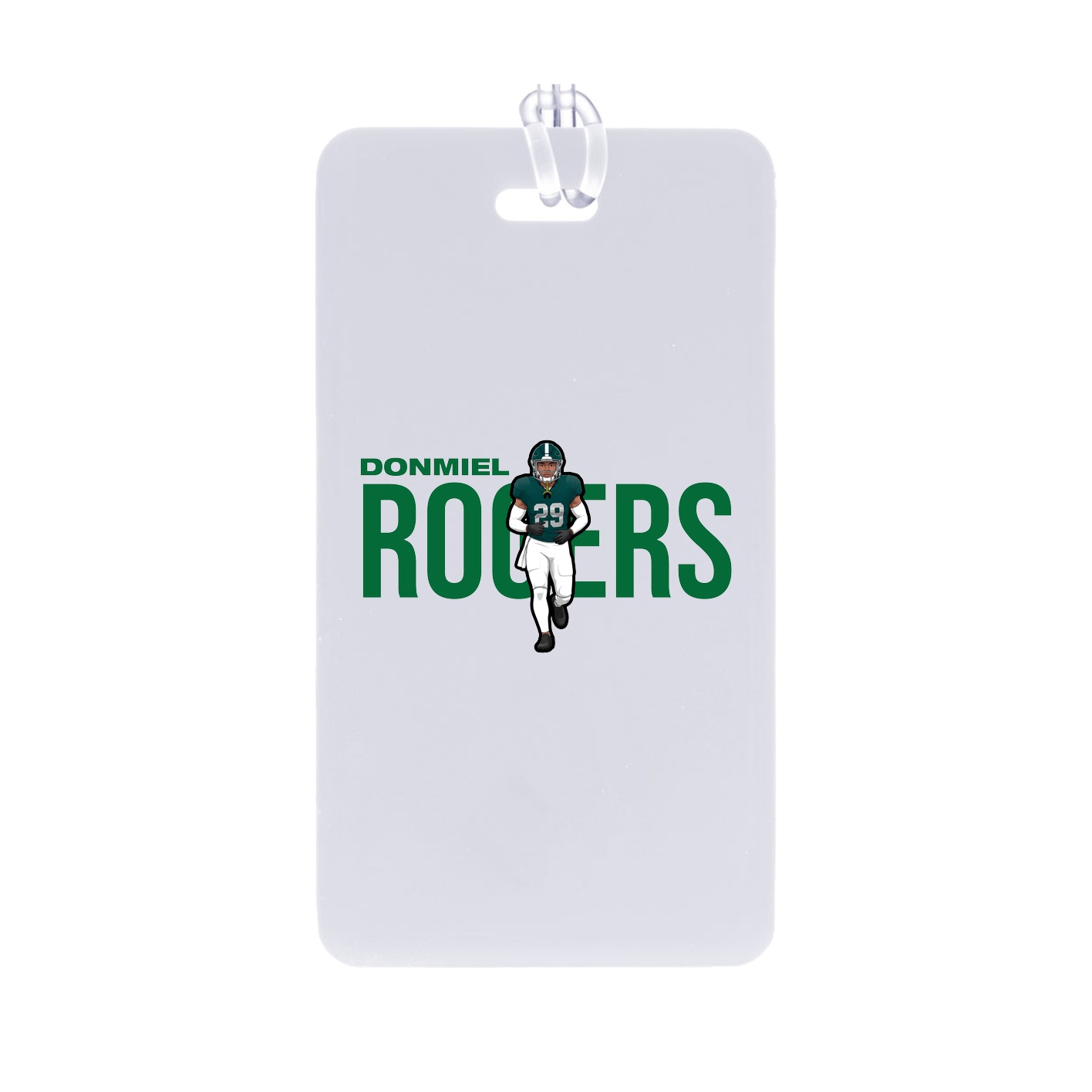 Bag Tag — Player Name in Classic