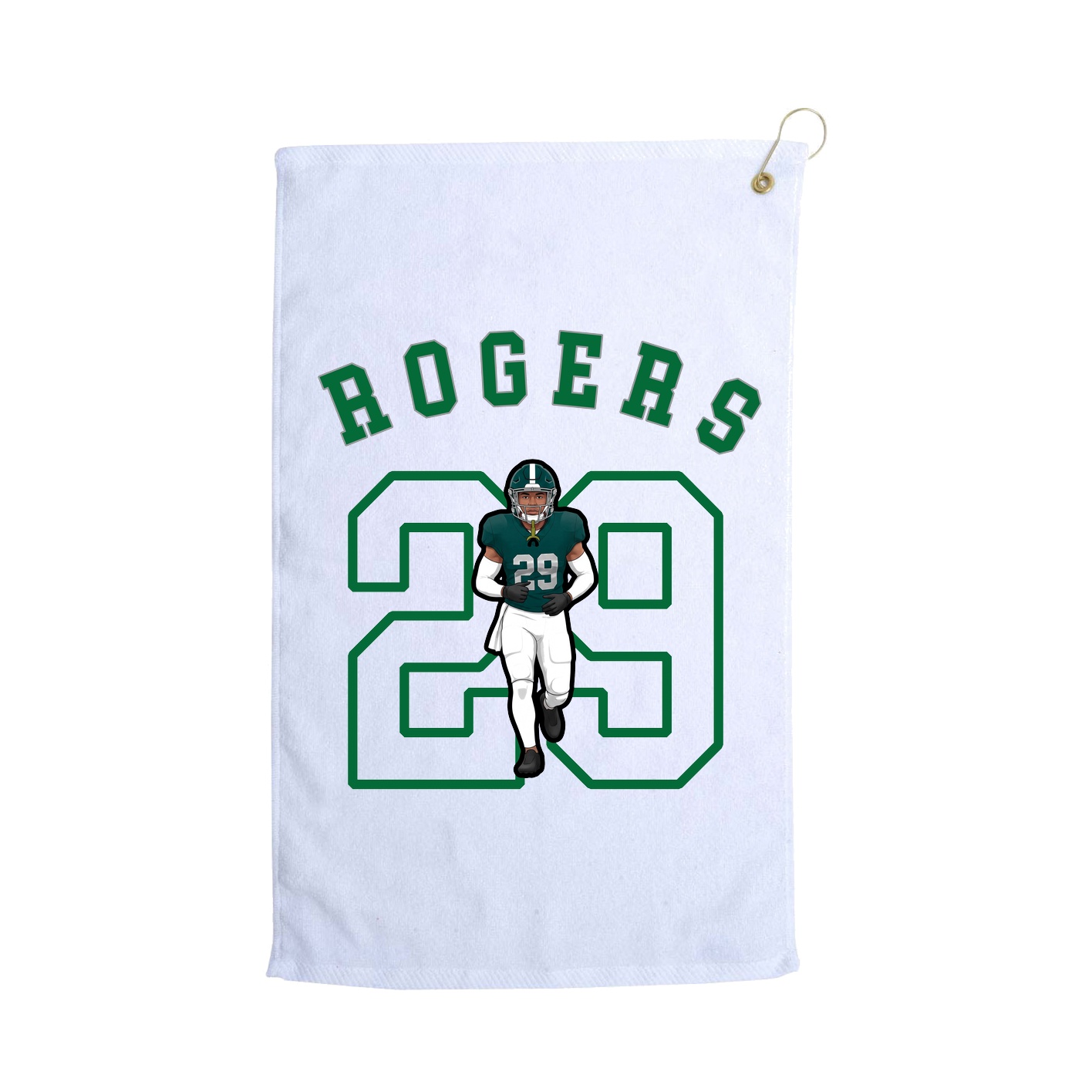 Golf Towel — Shirsey Arch in White