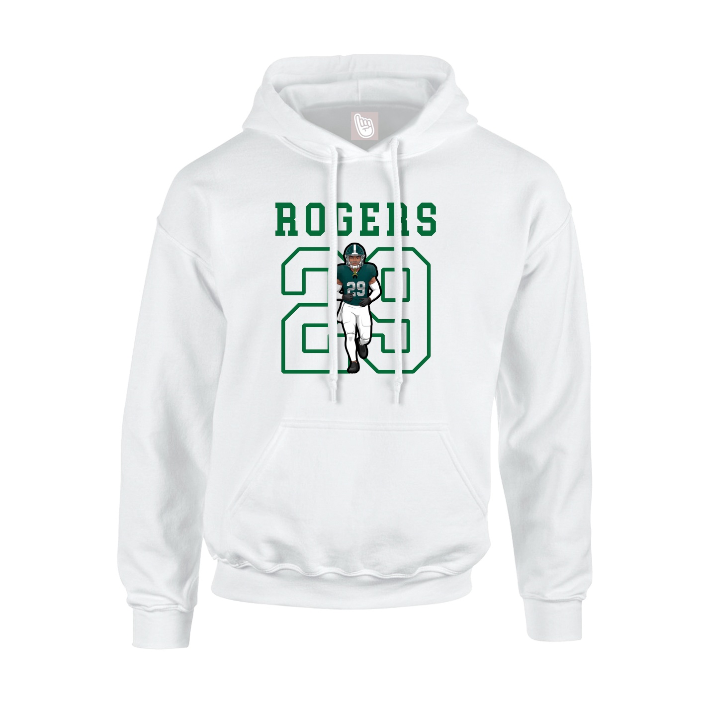 Youth Hoodie — Shirsey in White