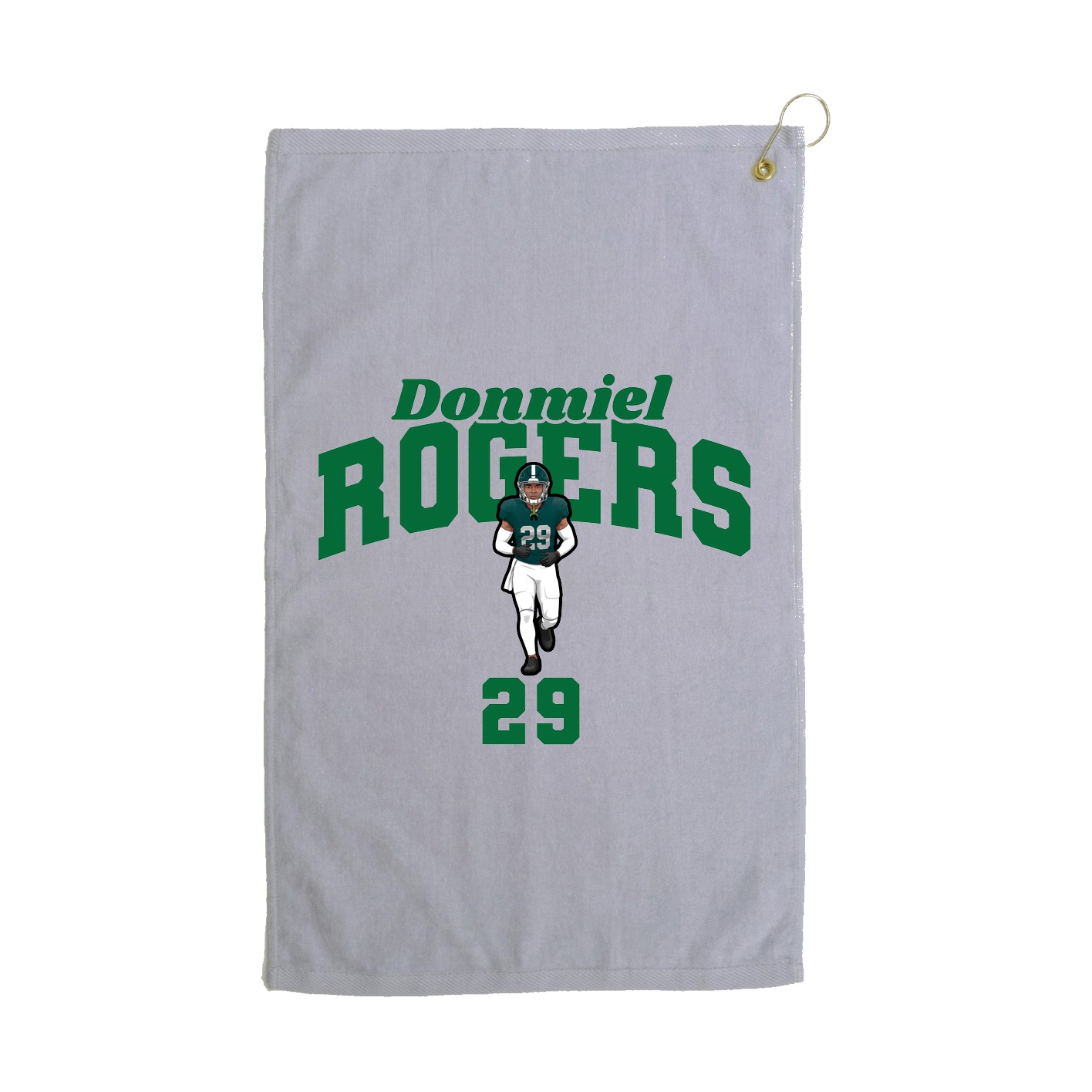 Golf Towel — Signature Arch in Grey