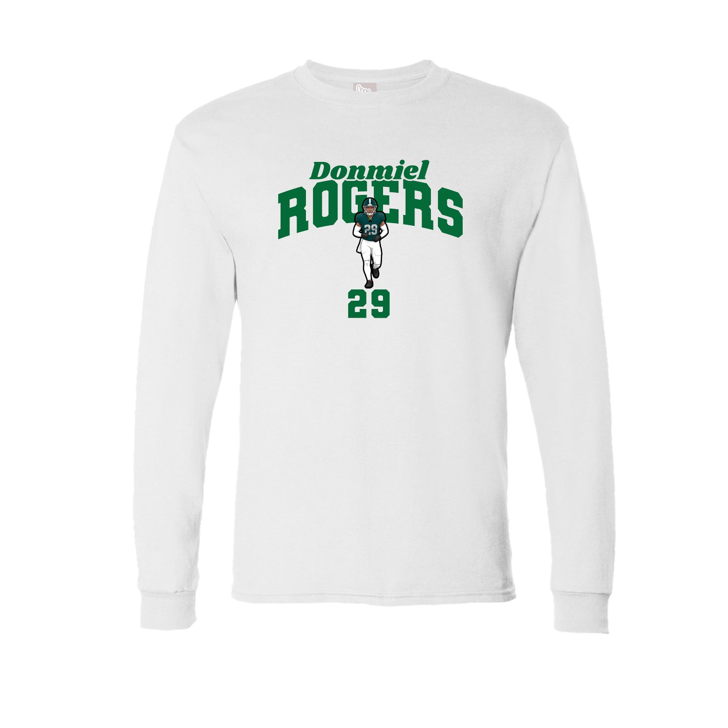 Long Sleeve Tee — Signature Arch in White
