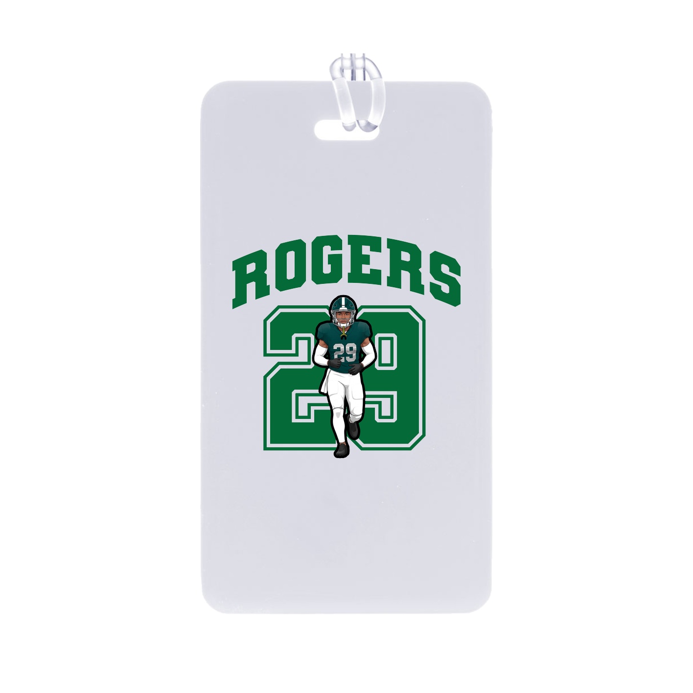 Bag Tag — Number in Classic