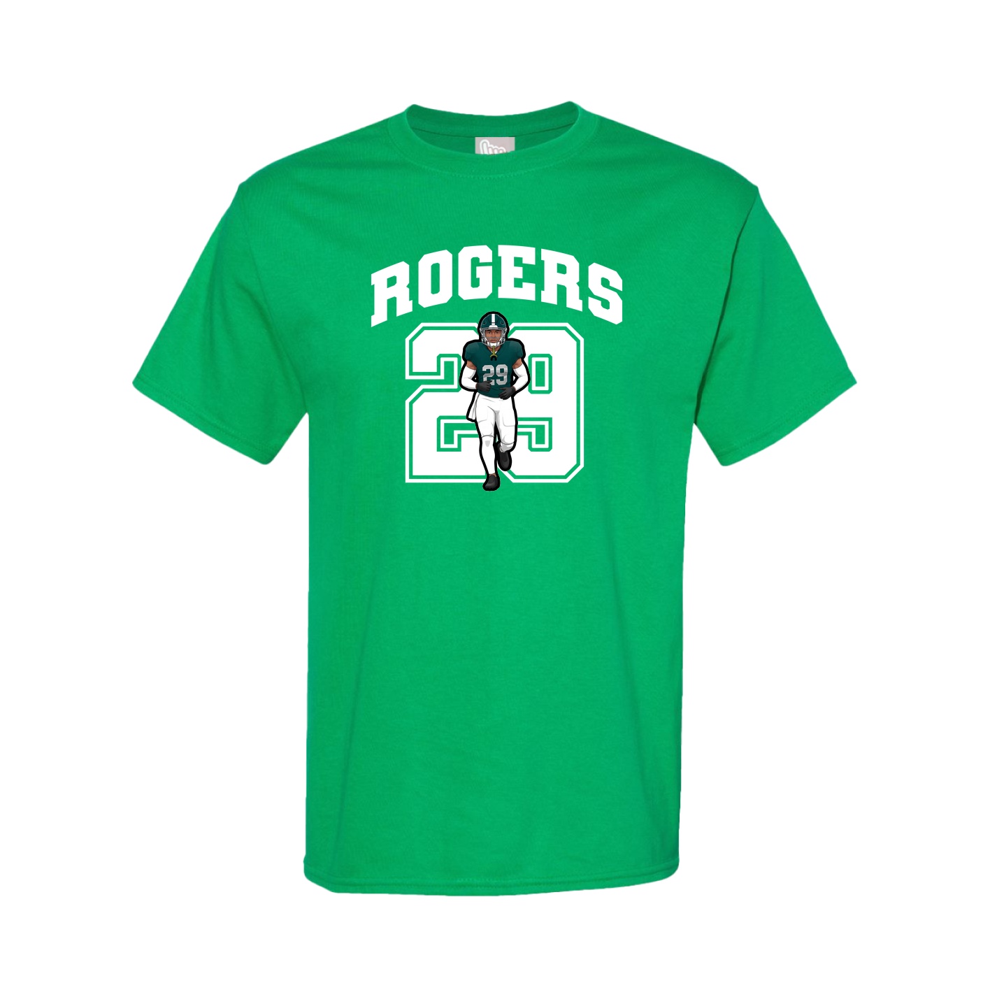Tee — Number in Green