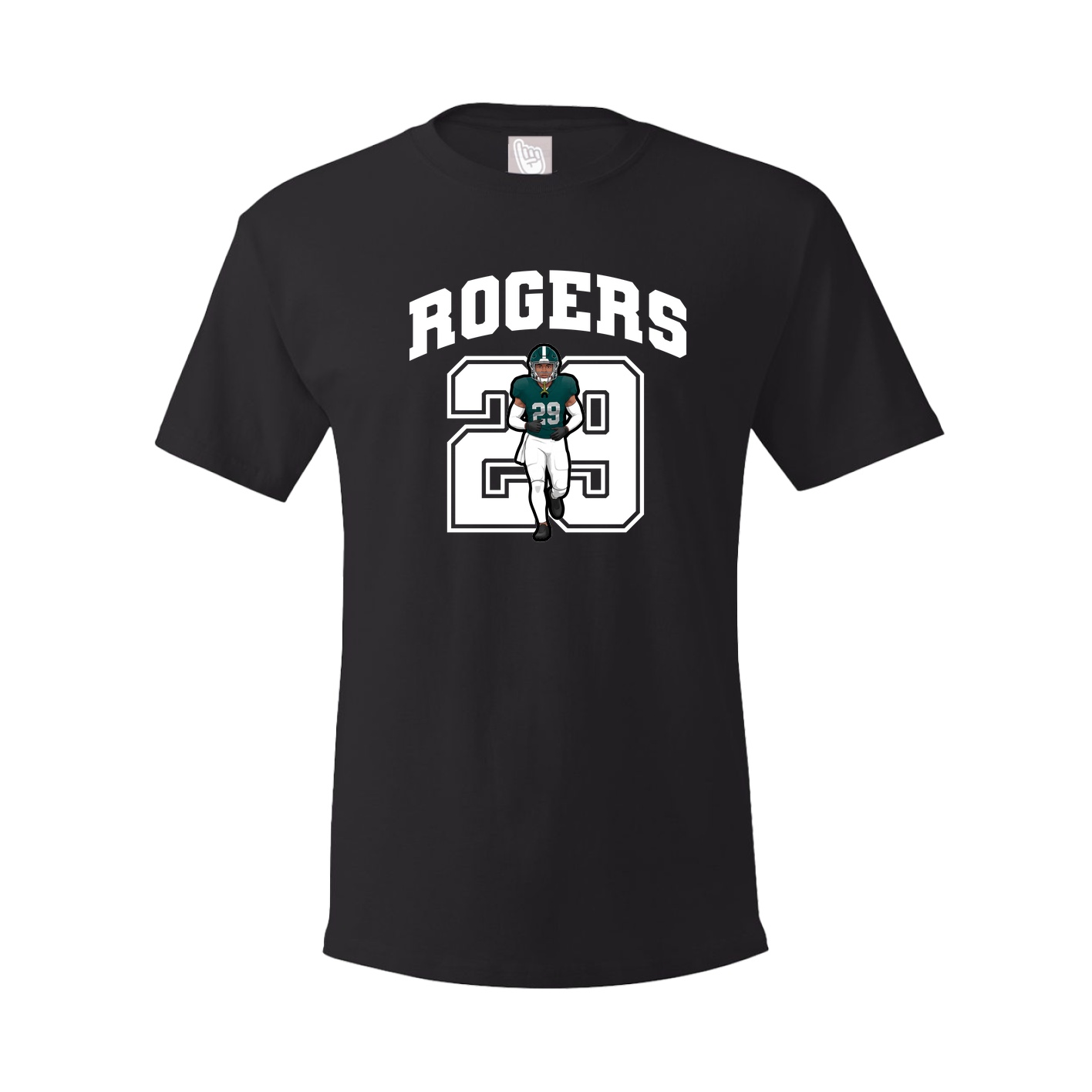 Youth Tee — Number in Black
