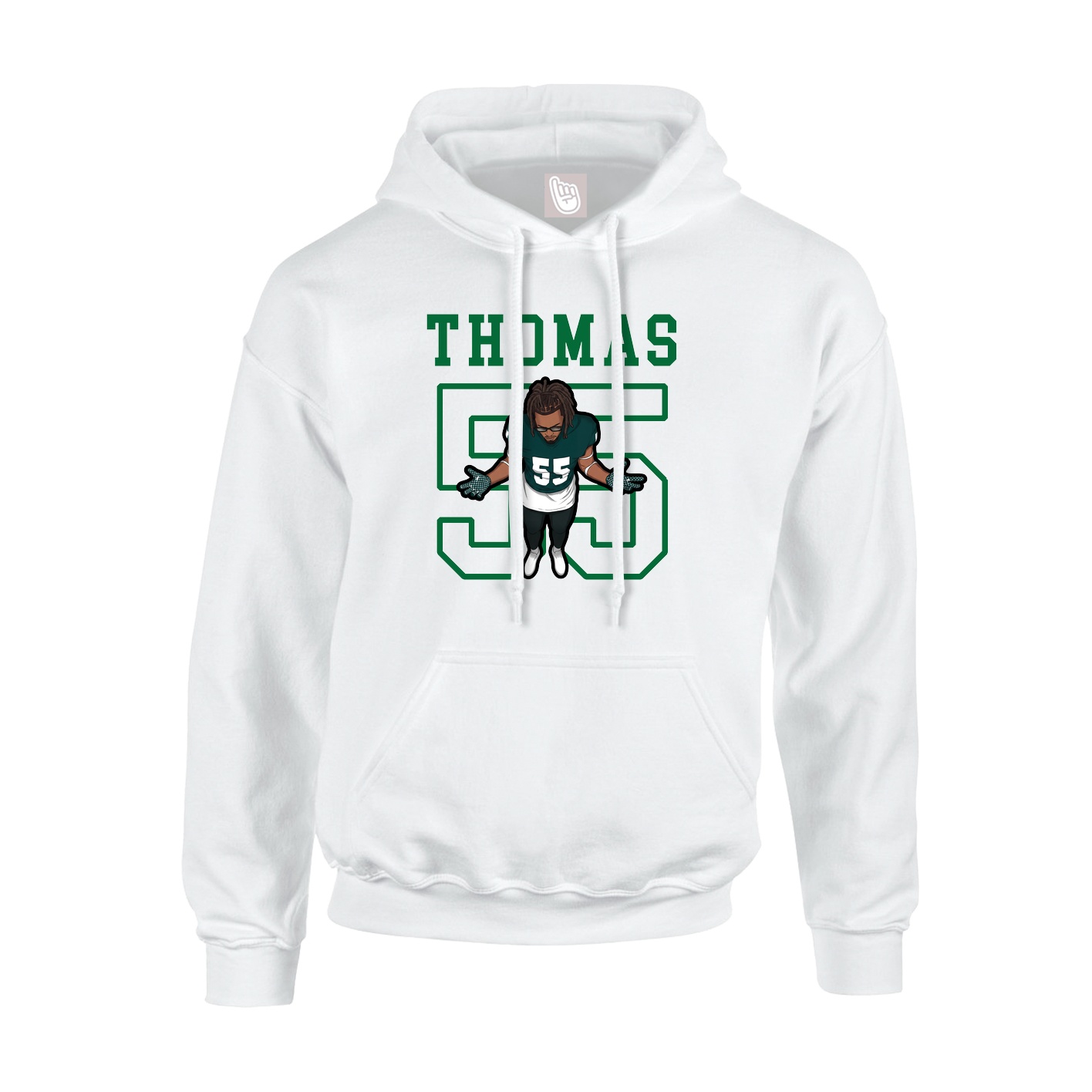 Youth Hoodie — Shirsey in White