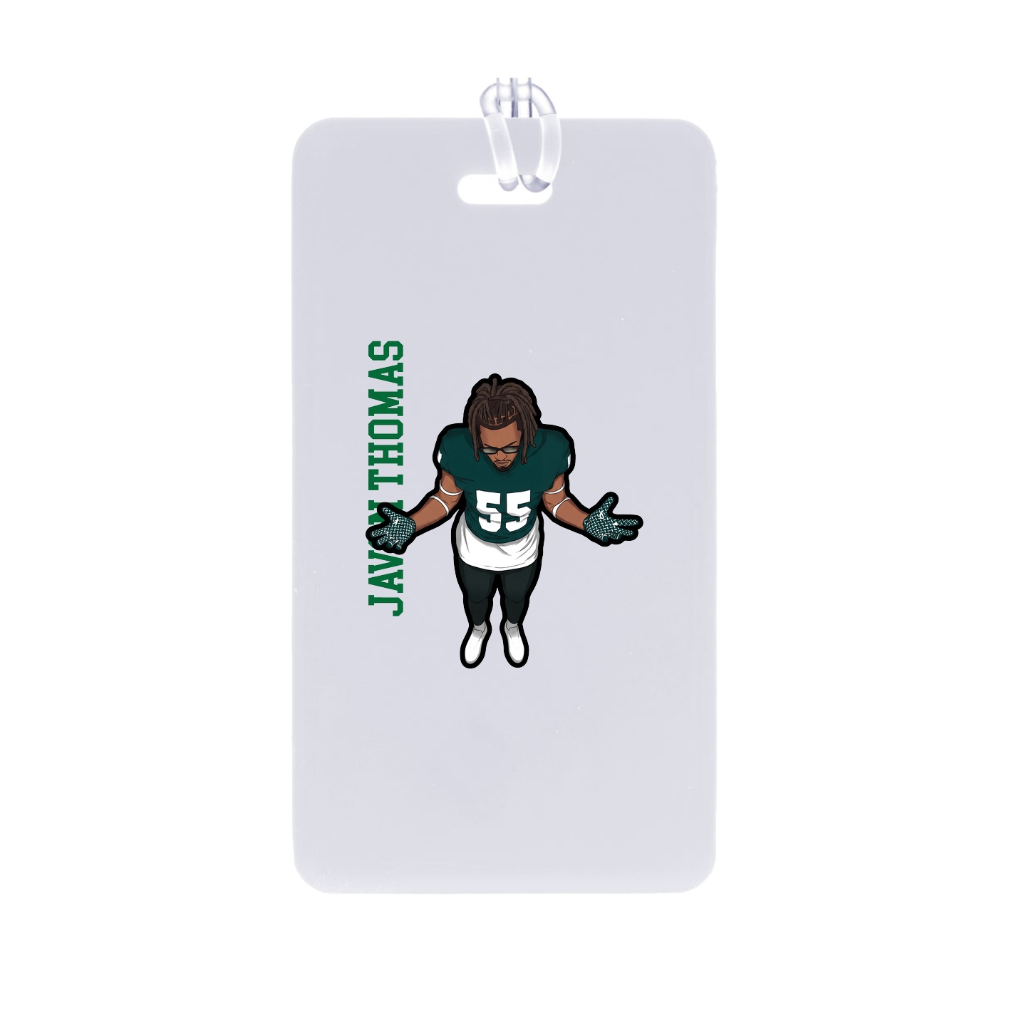 Bag Tag — Name Vertical in Classic