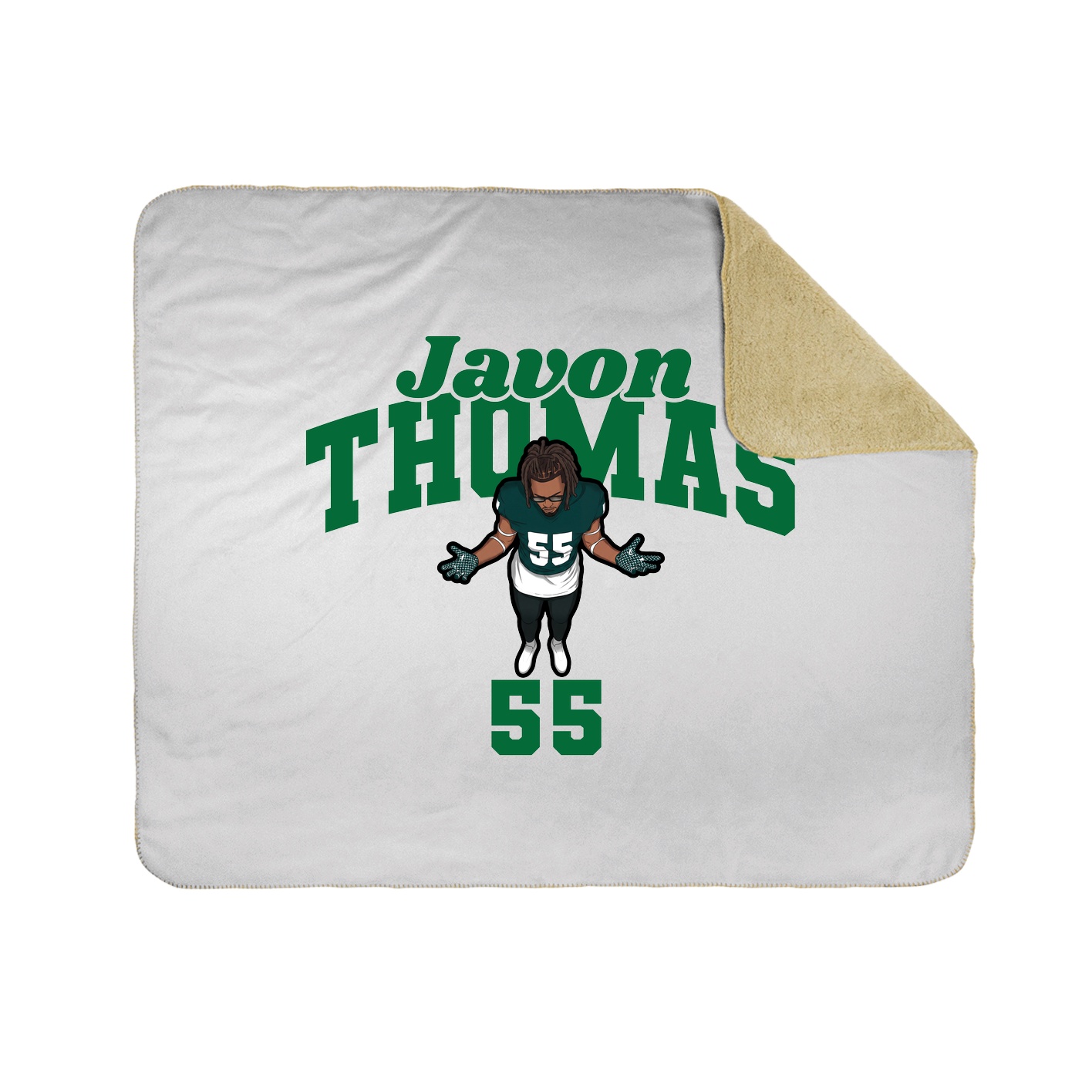 Throw Blanket — Signature Arch in White