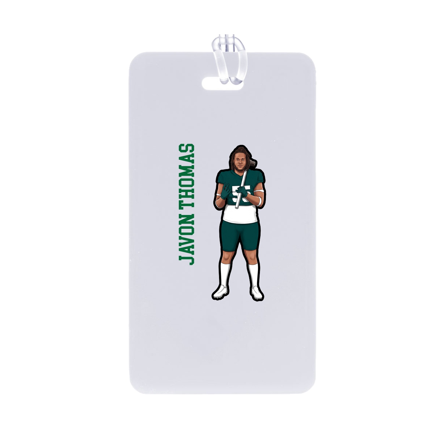 Bag Tag — Name Vertical in Classic