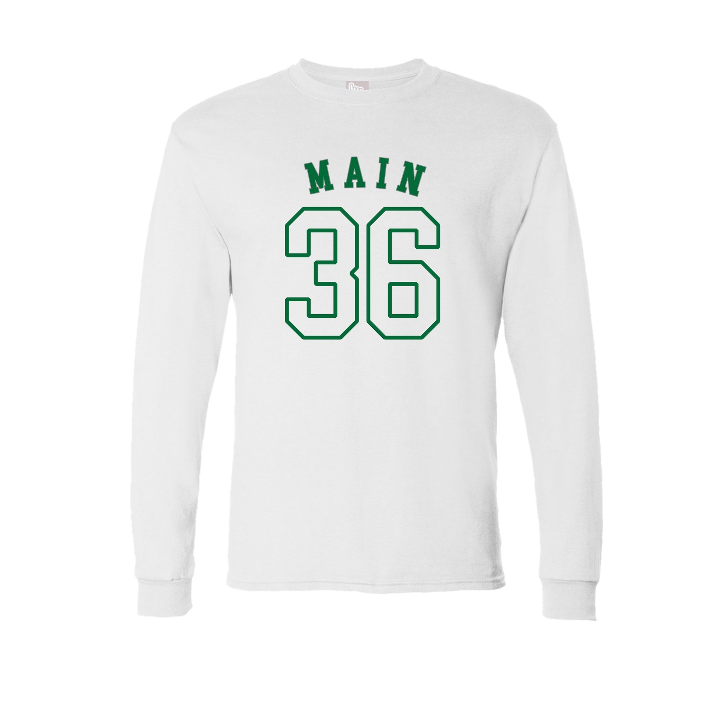 Long Sleeve Tee — Shirsey Arch in White
