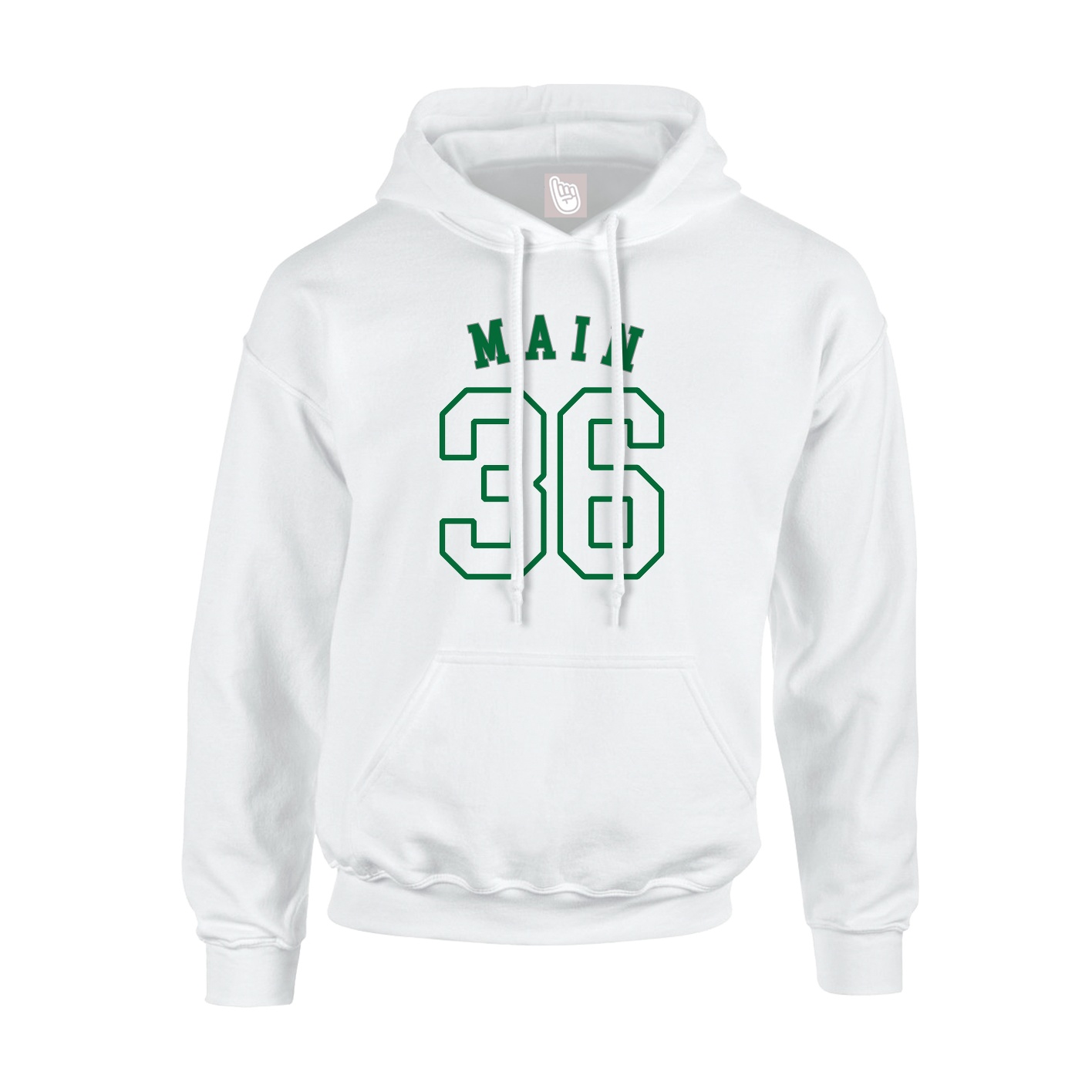 Hoodie — Shirsey Arch in White