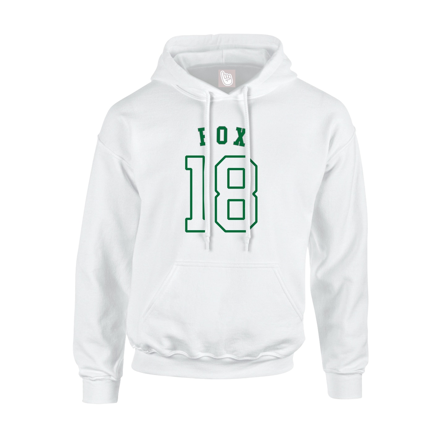 Hoodie — Shirsey Arch in White